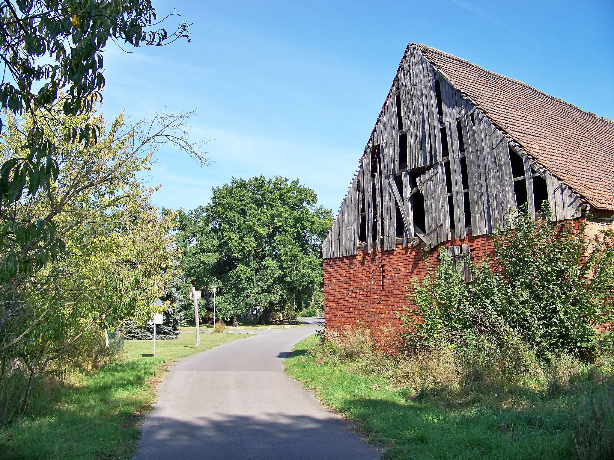 Photo showing: Ortseingang nach Torfhaus/Gemeinde Mockrehna/Sachsen