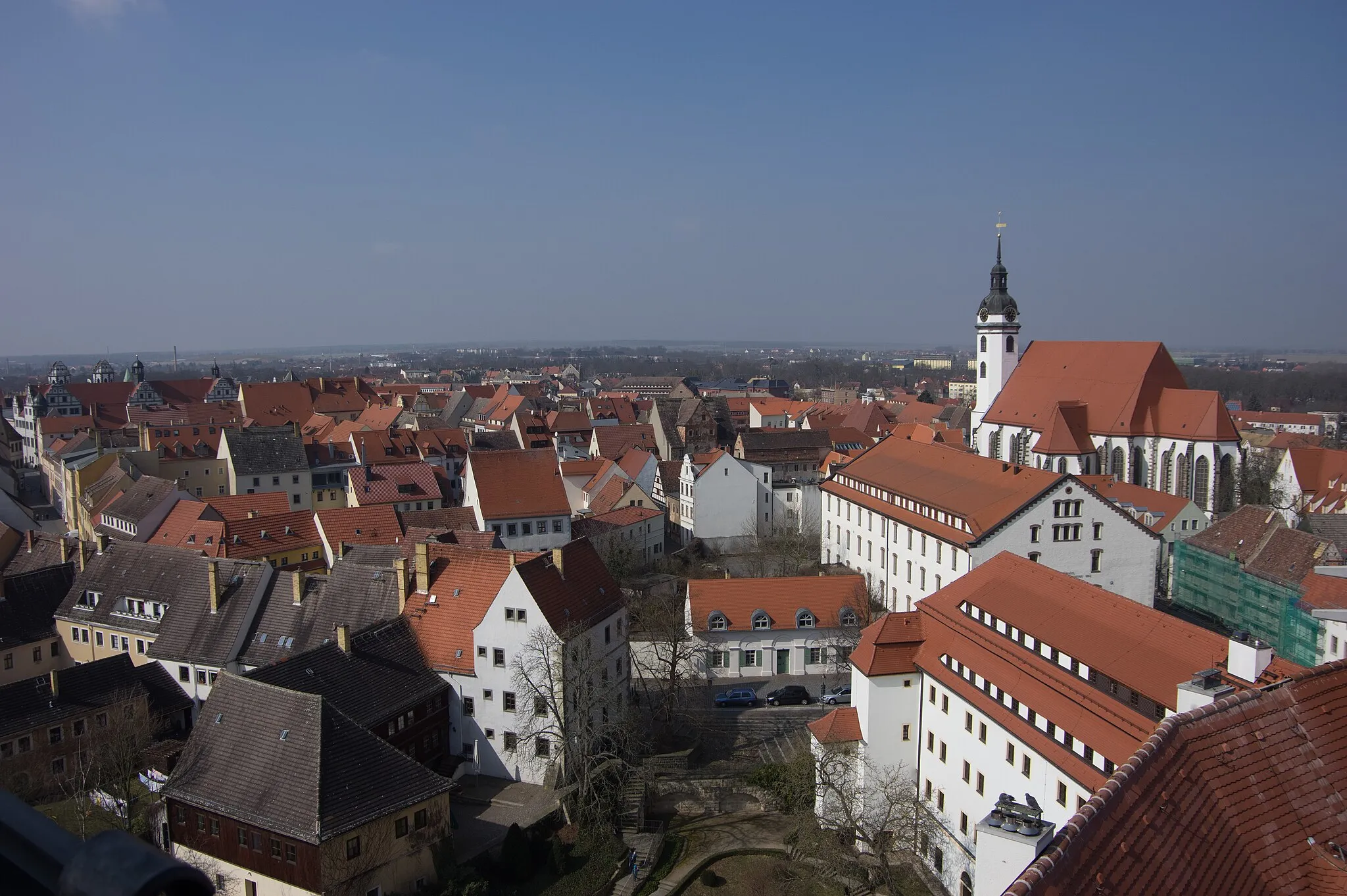 Photo showing: Torgau in Sachsen. Das Schloss Hartenfels steht unter Denkmalschutz.