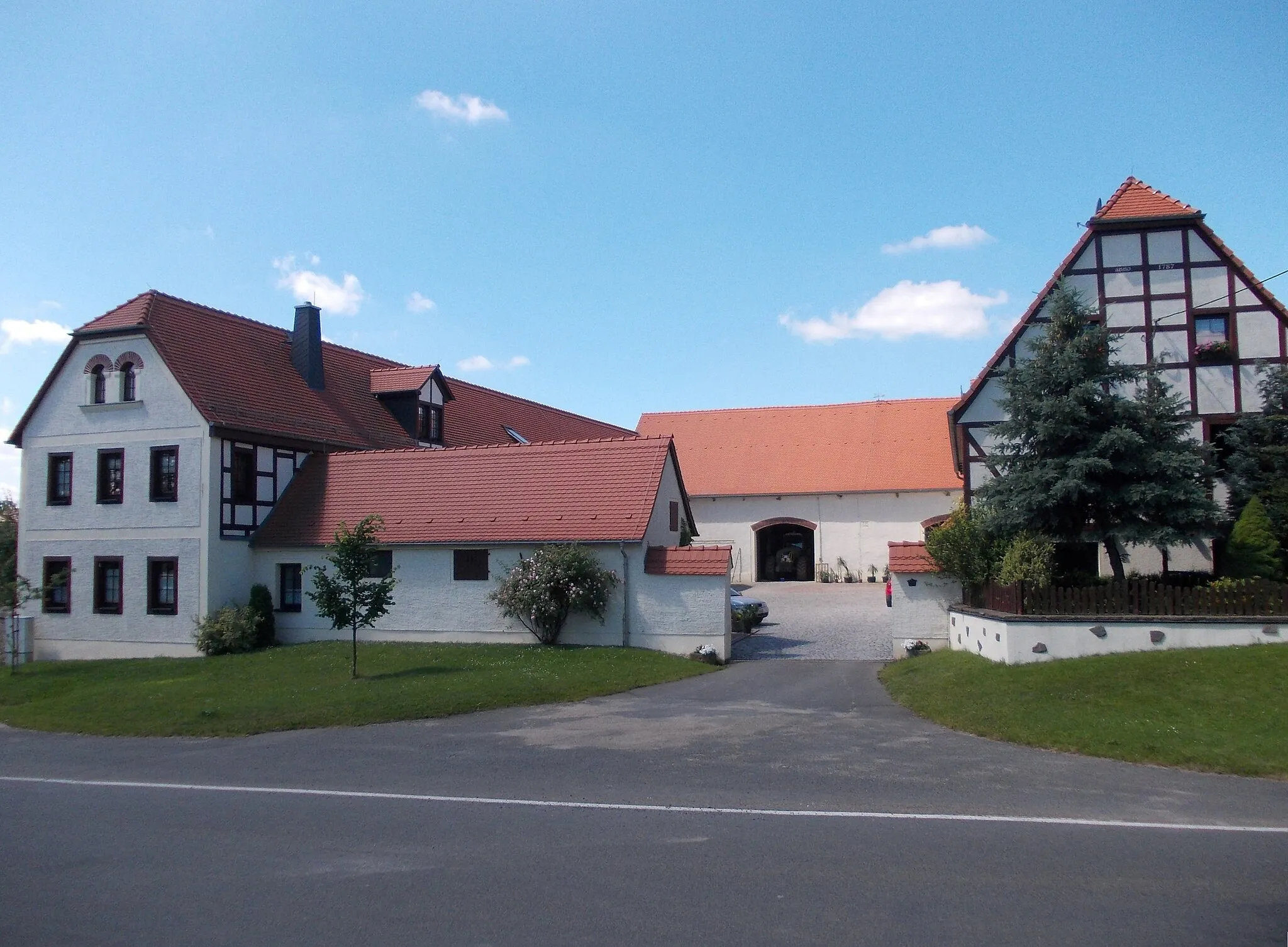 Photo showing: Farmstead in Roda (Grimma, Leipzig district, Saxony)