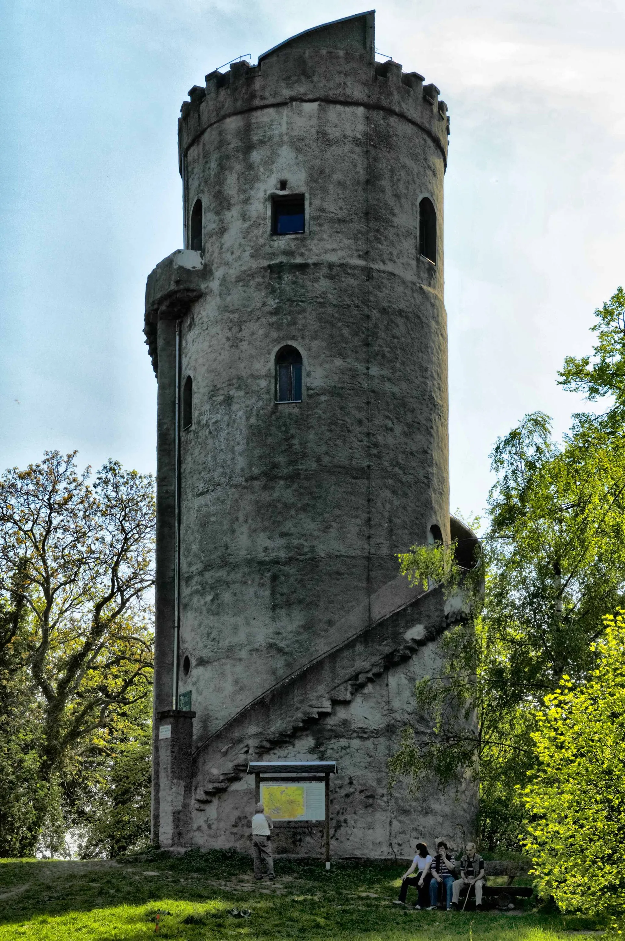 Photo showing: Der Alberttum auf dem Collm, Ortsteil von Wermsdorf in Sachsen