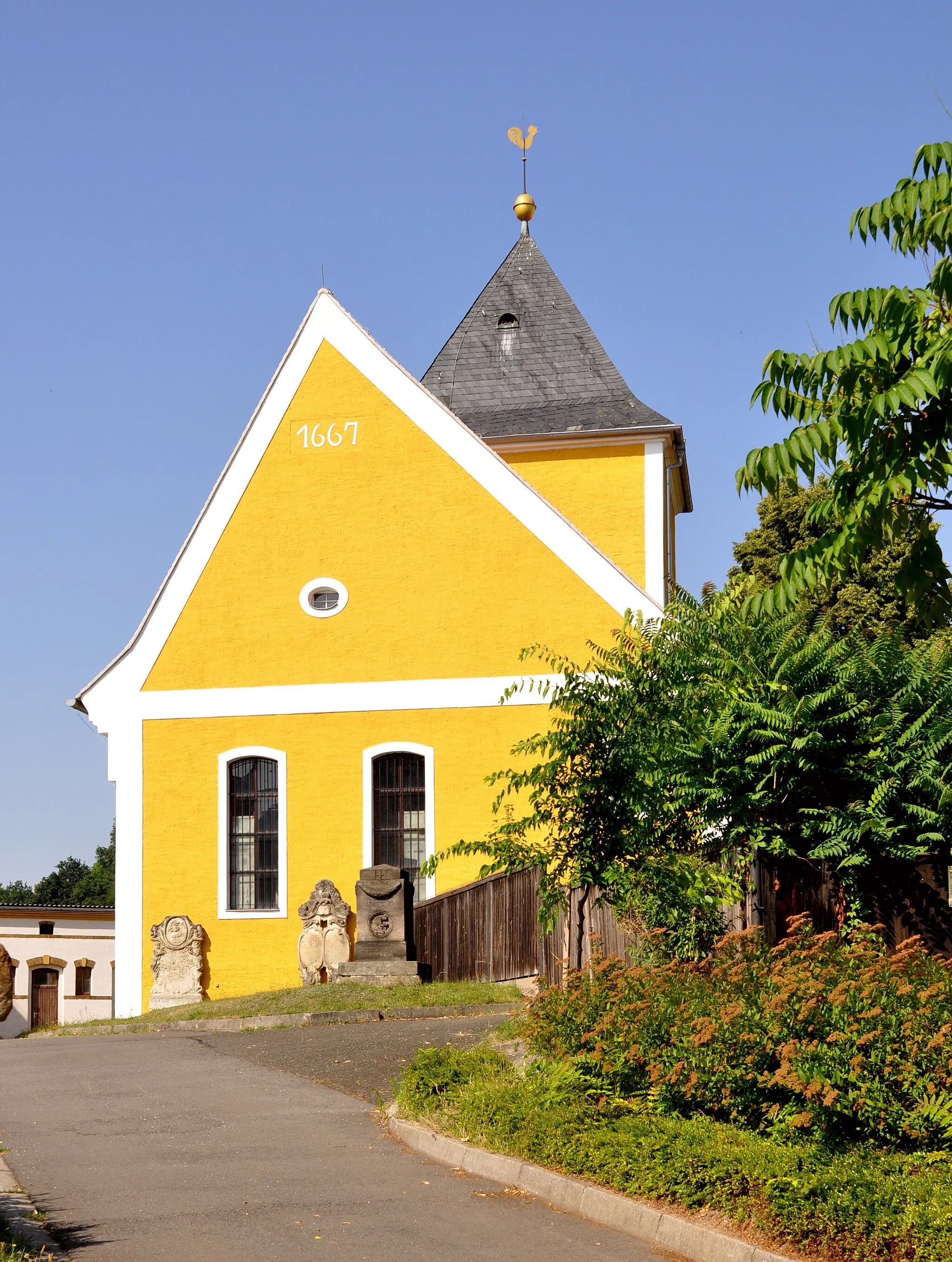 Photo showing: Nischwitz (Gemeinde Thallwitz, Landkreis Leipzig), Kirche