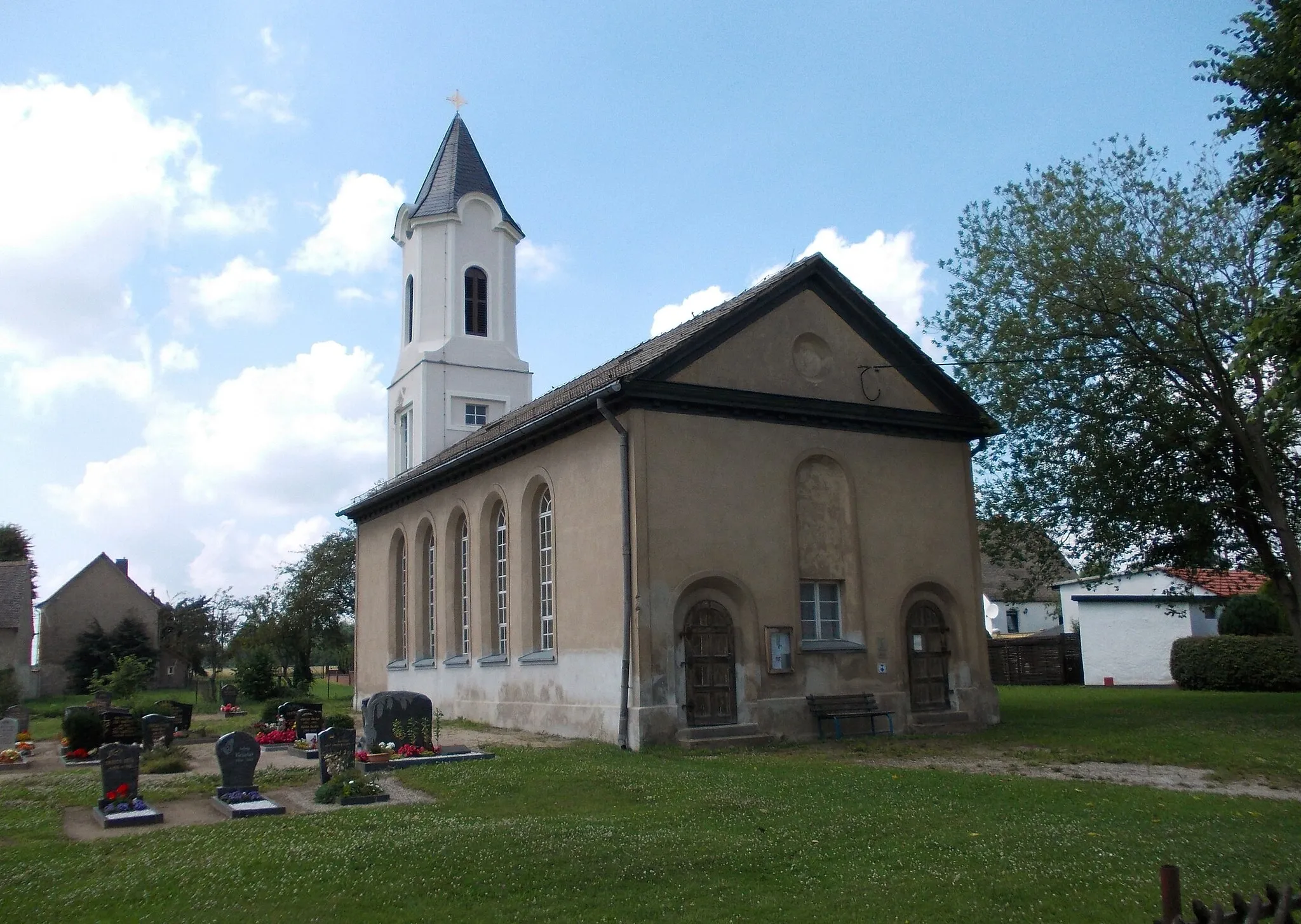 Photo showing: Thierbach church (Kitzscher, Leipzig district, Saxony)