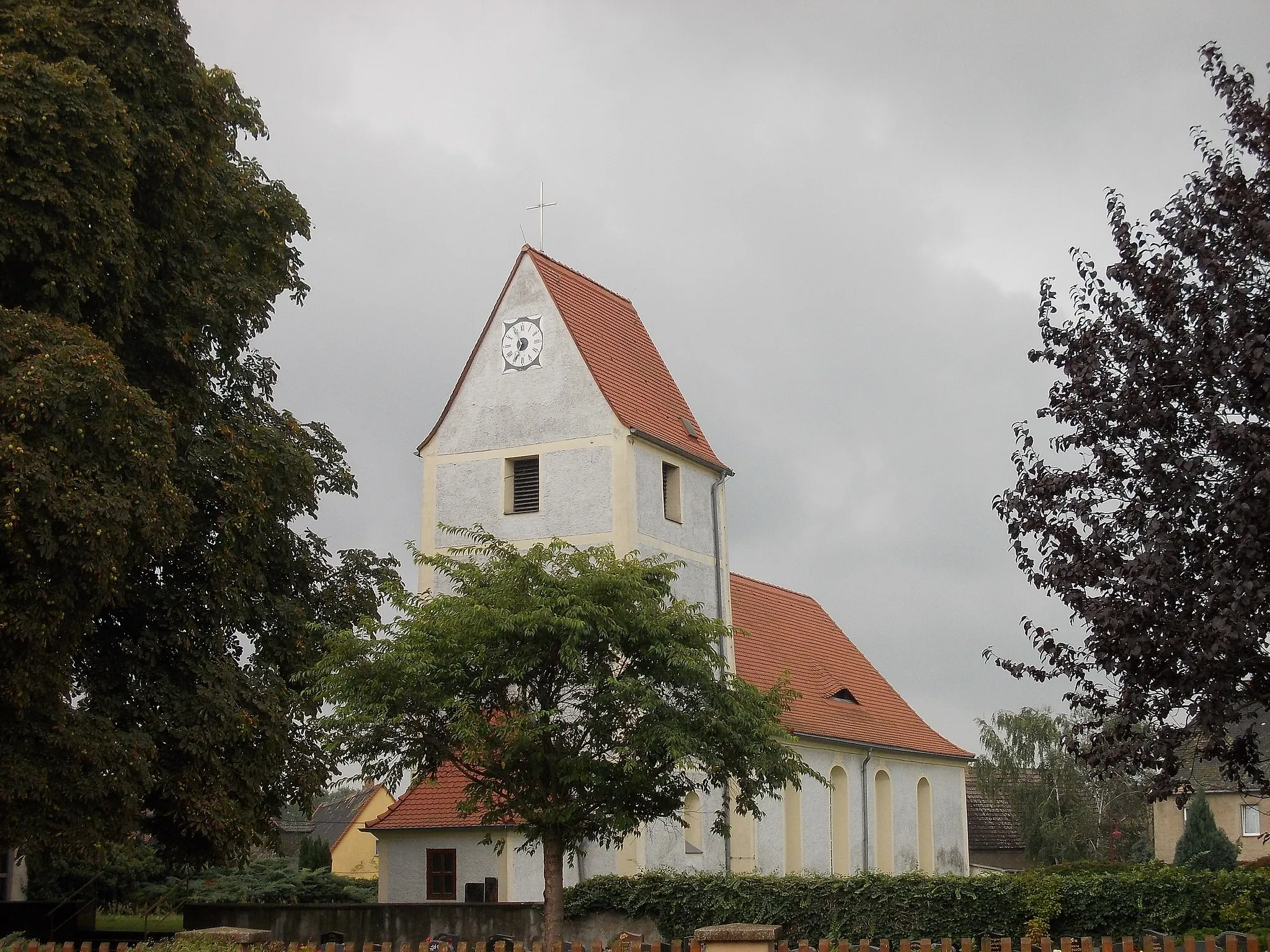 Photo showing: Lüptitz church (Lossatal, Leipzig district, Saxony)