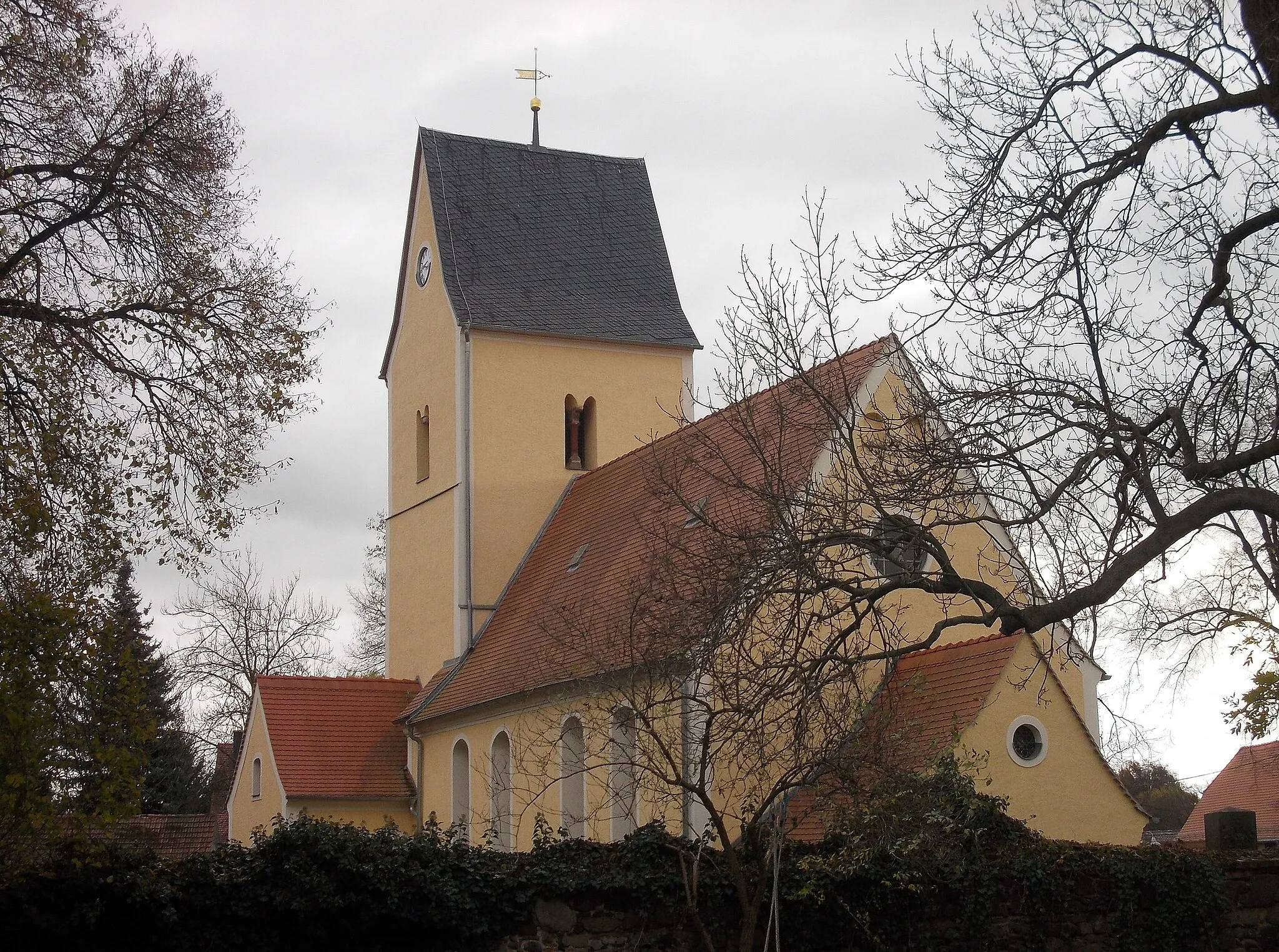 Photo showing: Ammelshain church (Naunhof, Leipzig district, Saxony)