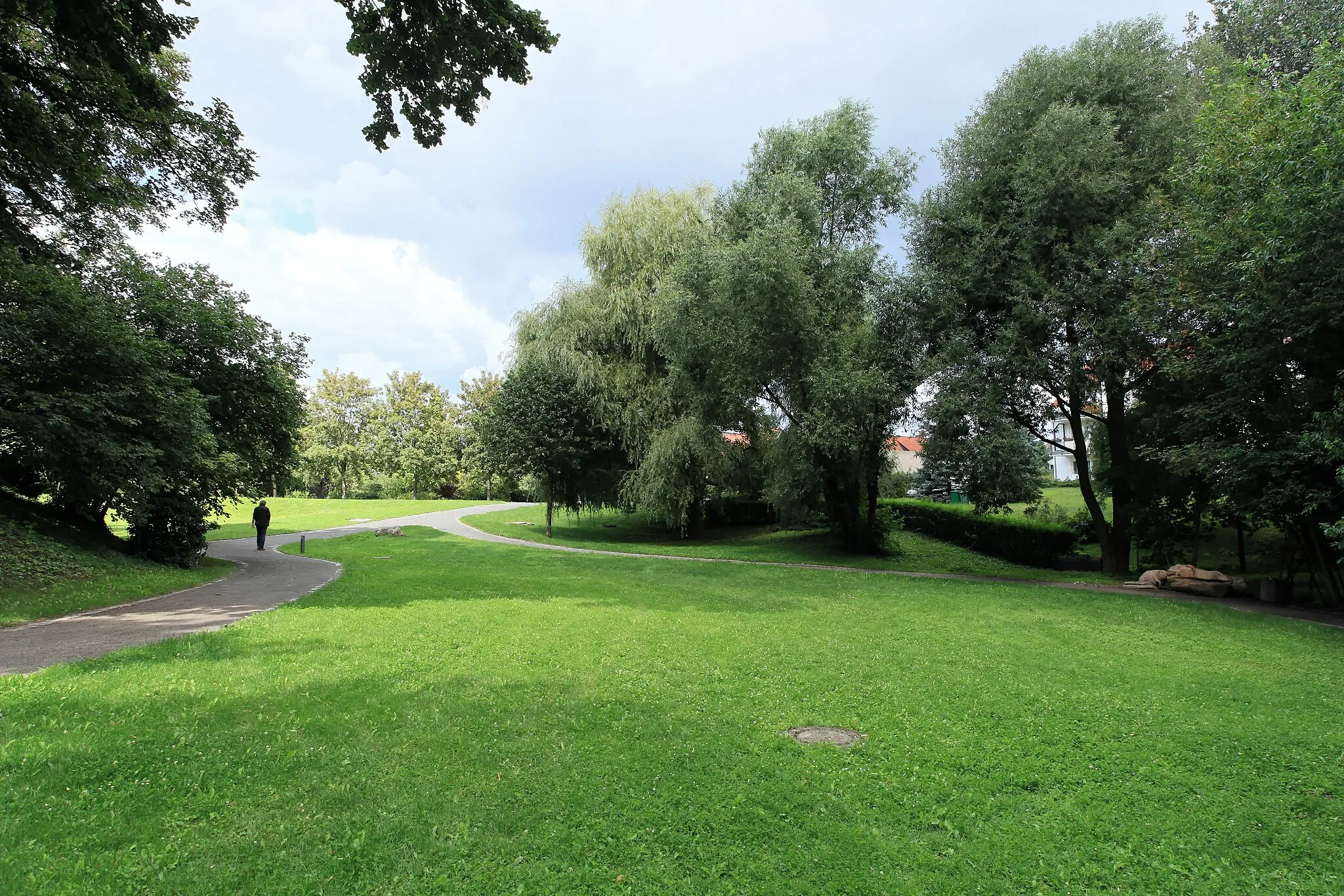 Photo showing: Schlosspark von Burg Düben, Neuhofstraße in Bad Düben