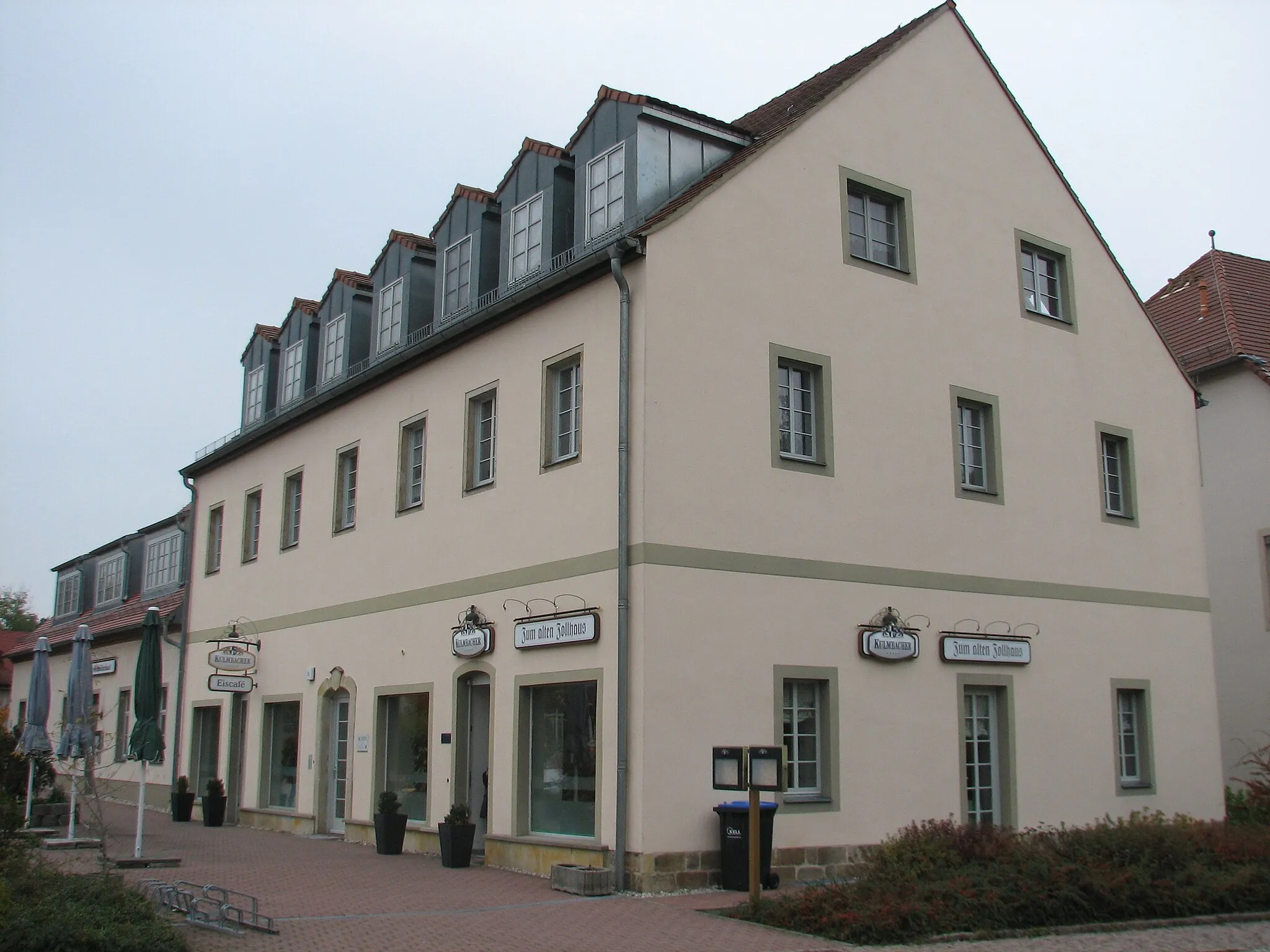 Photo showing: Gasthaus Am Zollhaus mit angrenzendem Gewölbesaal, Machern