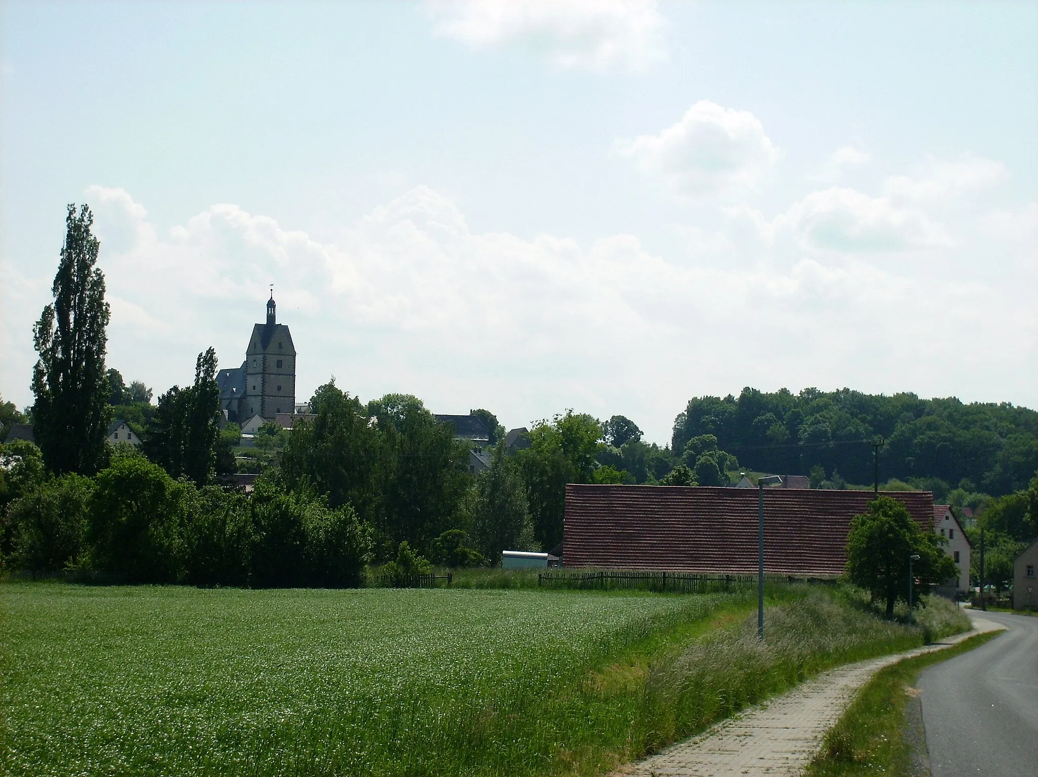 Photo showing: View of the village of Ziegelheim (district of Altenburger Land, Thuringia)