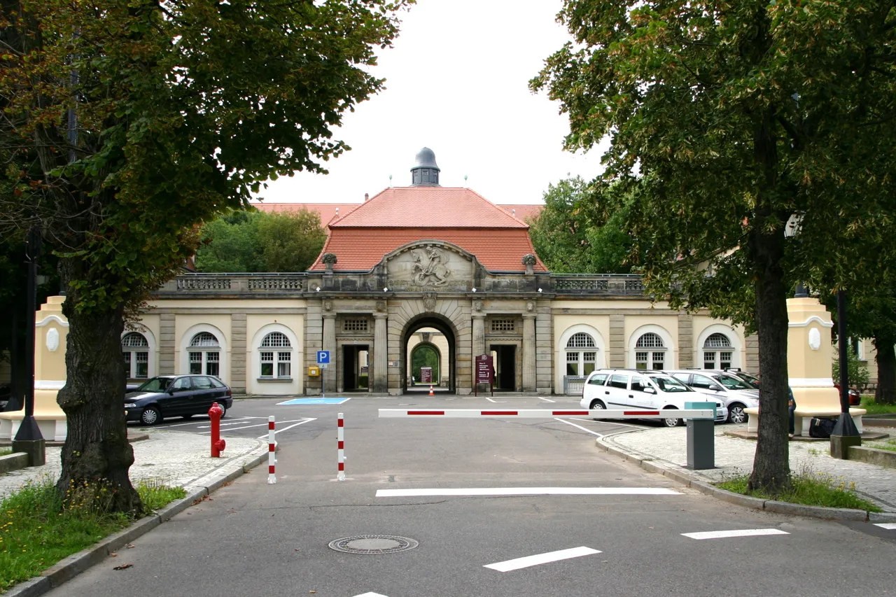 Photo showing: Das Klinikum St. Georg ist das älteste und nach den Universitätskliniken zweitgrößte Krankenhaus in Leipzig.