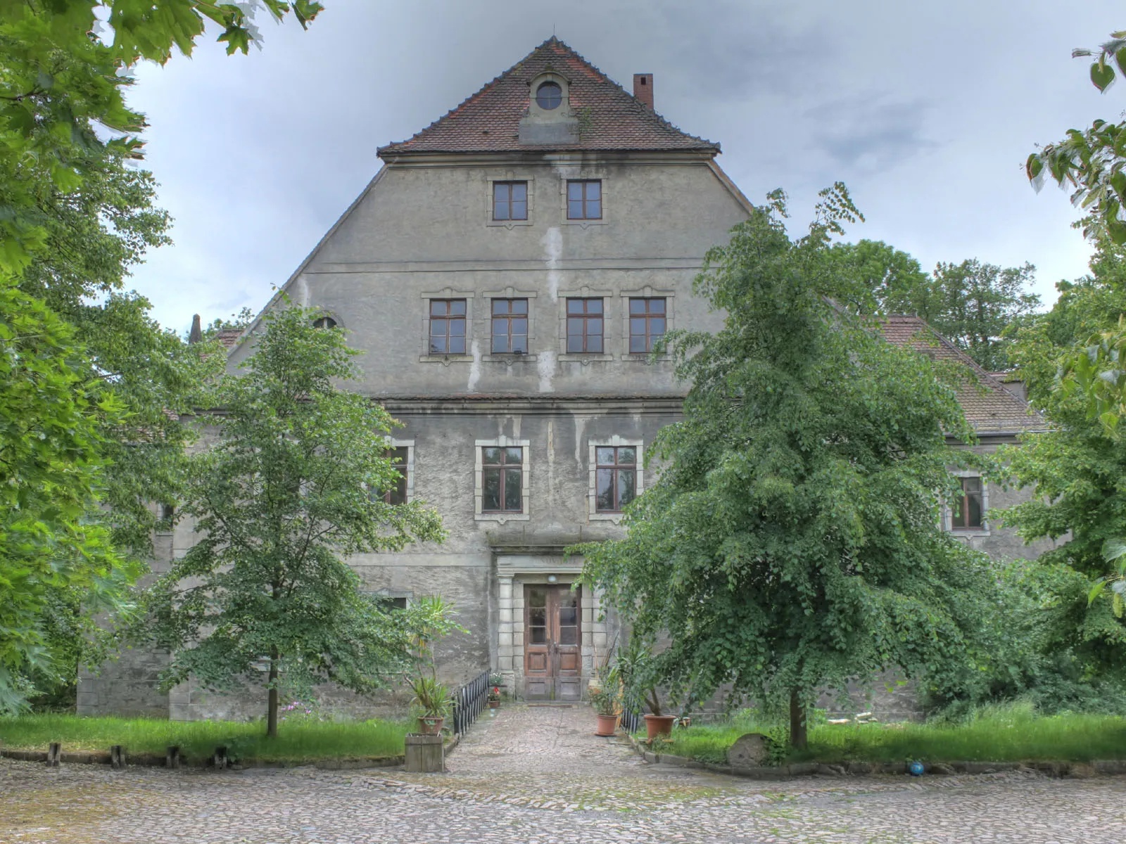 Photo showing: Falkenhain manor house at Lossatal-Falkenhain, Saxony