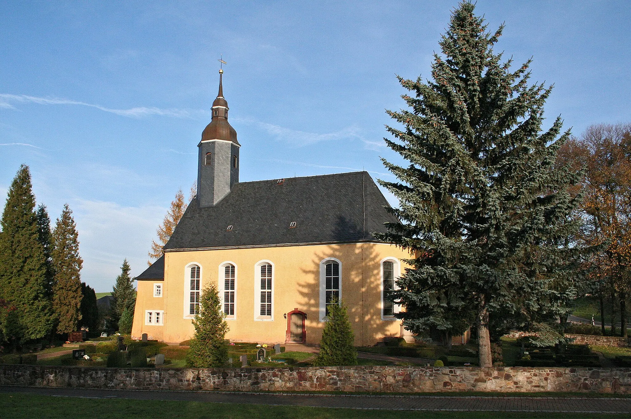 Photo showing: Kirche in Bockelwitz von Süden