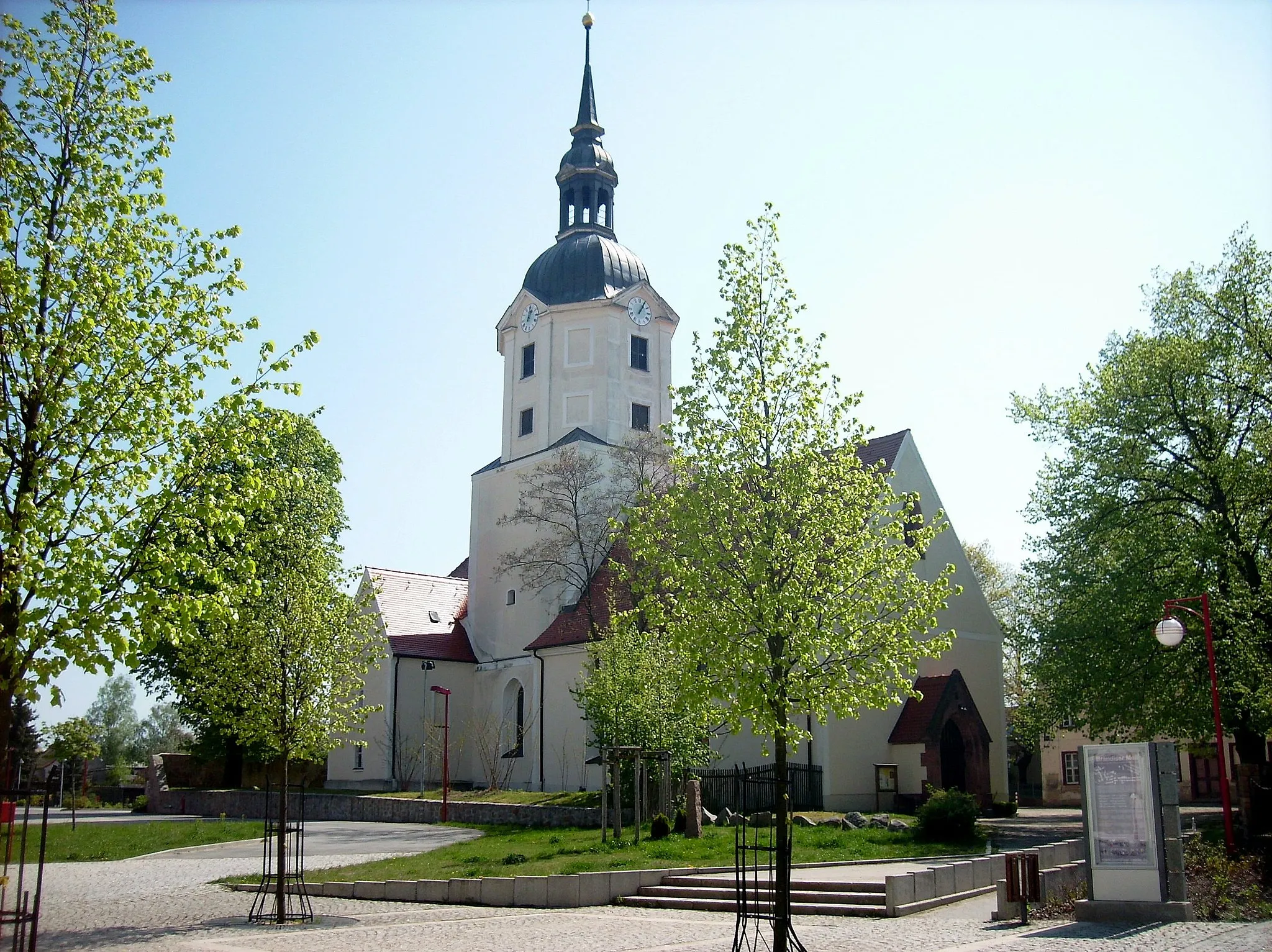 Photo showing: Lutheran church of the town of Brandis (Leipzig district, Saxony)
