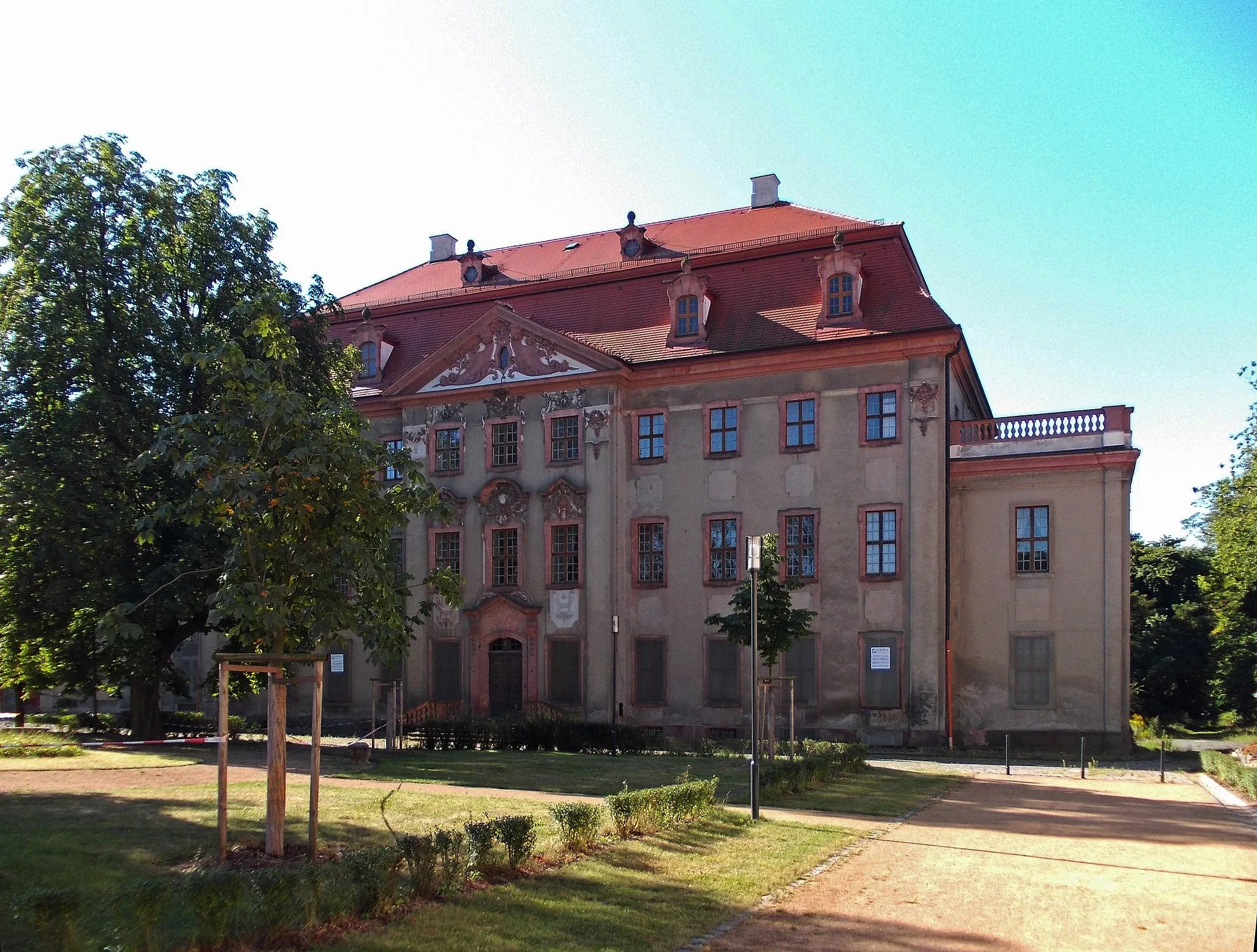 Photo showing: North side of Brandis Castle (Leipzig district, Saxony)