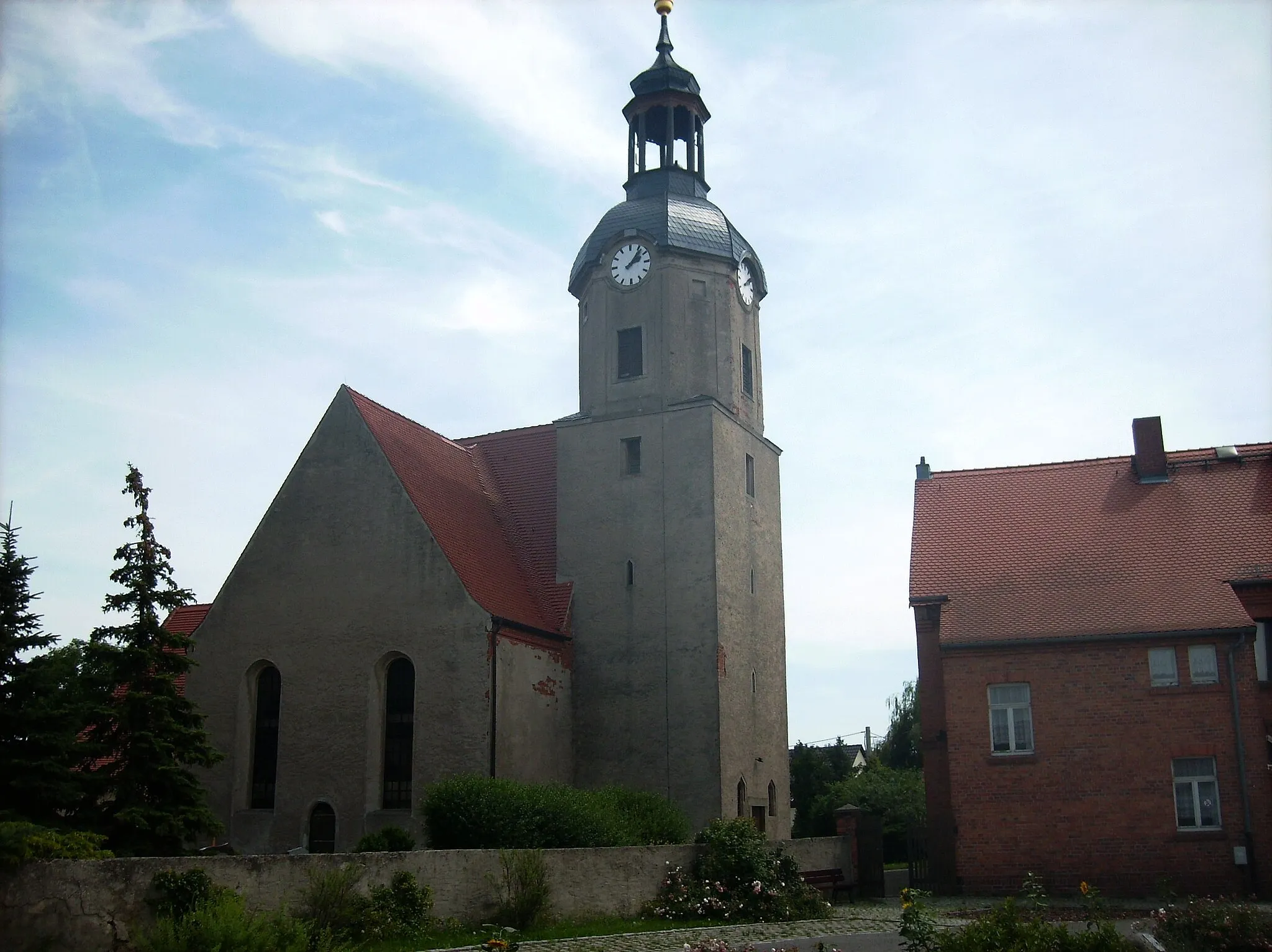 Photo showing: St. Lucy Church in Zschepplin (Nordsachsen district, Saxony)