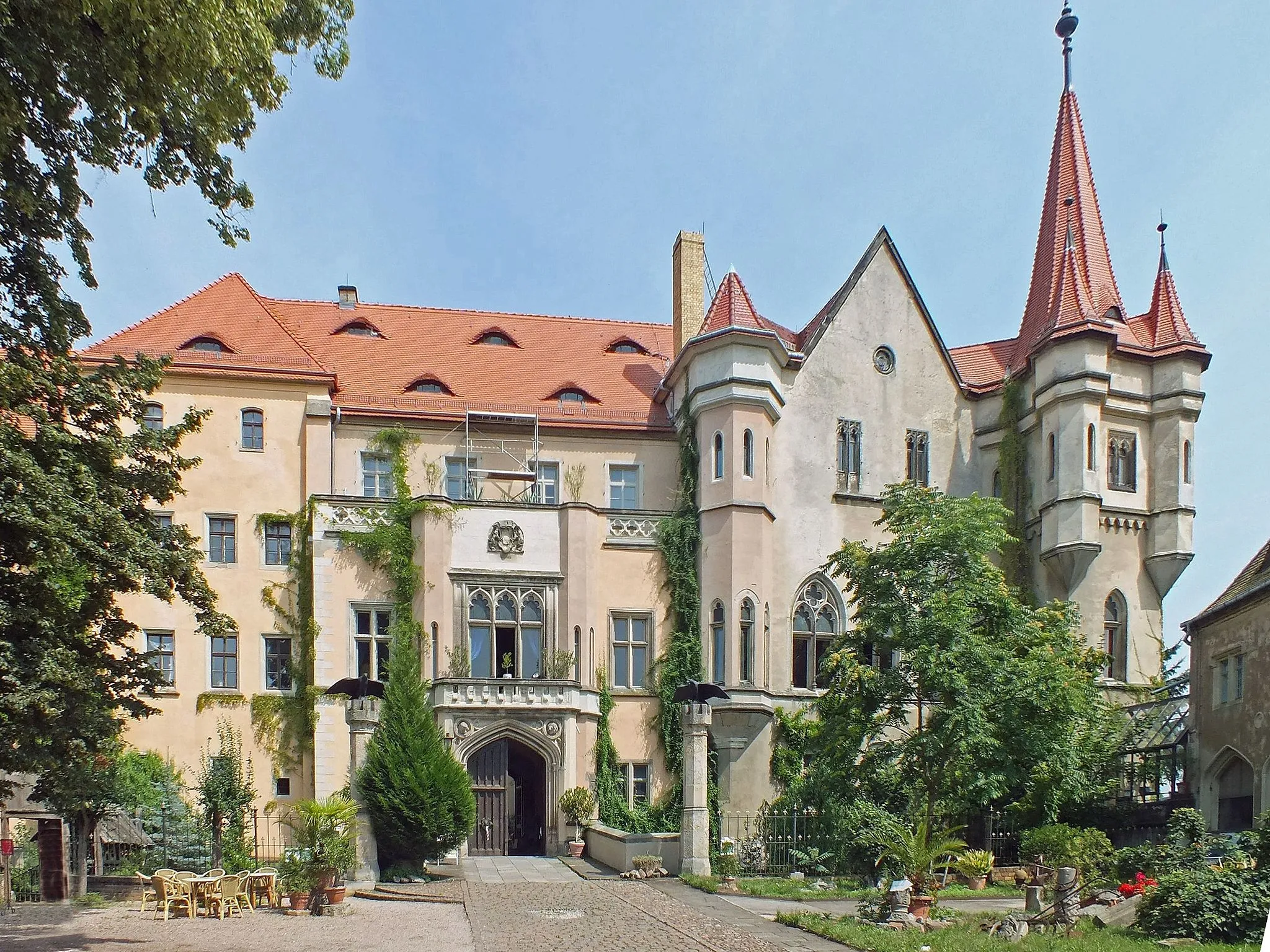 Photo showing: Das Schloss Püchau 2014