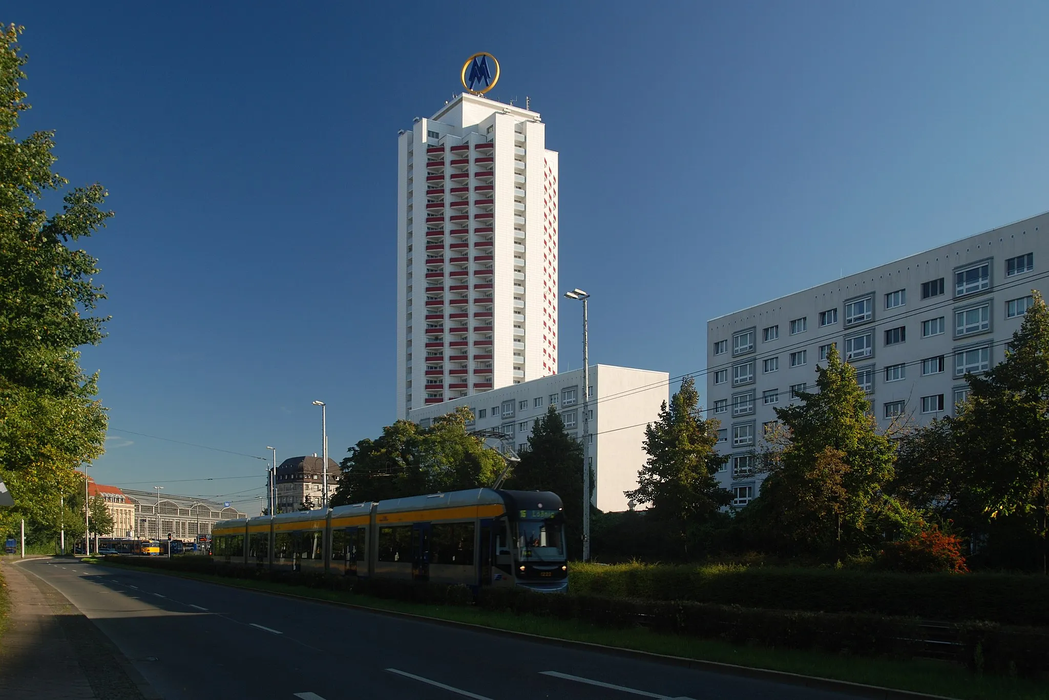 Photo showing: Wintergartenhochhaus, Leipzig