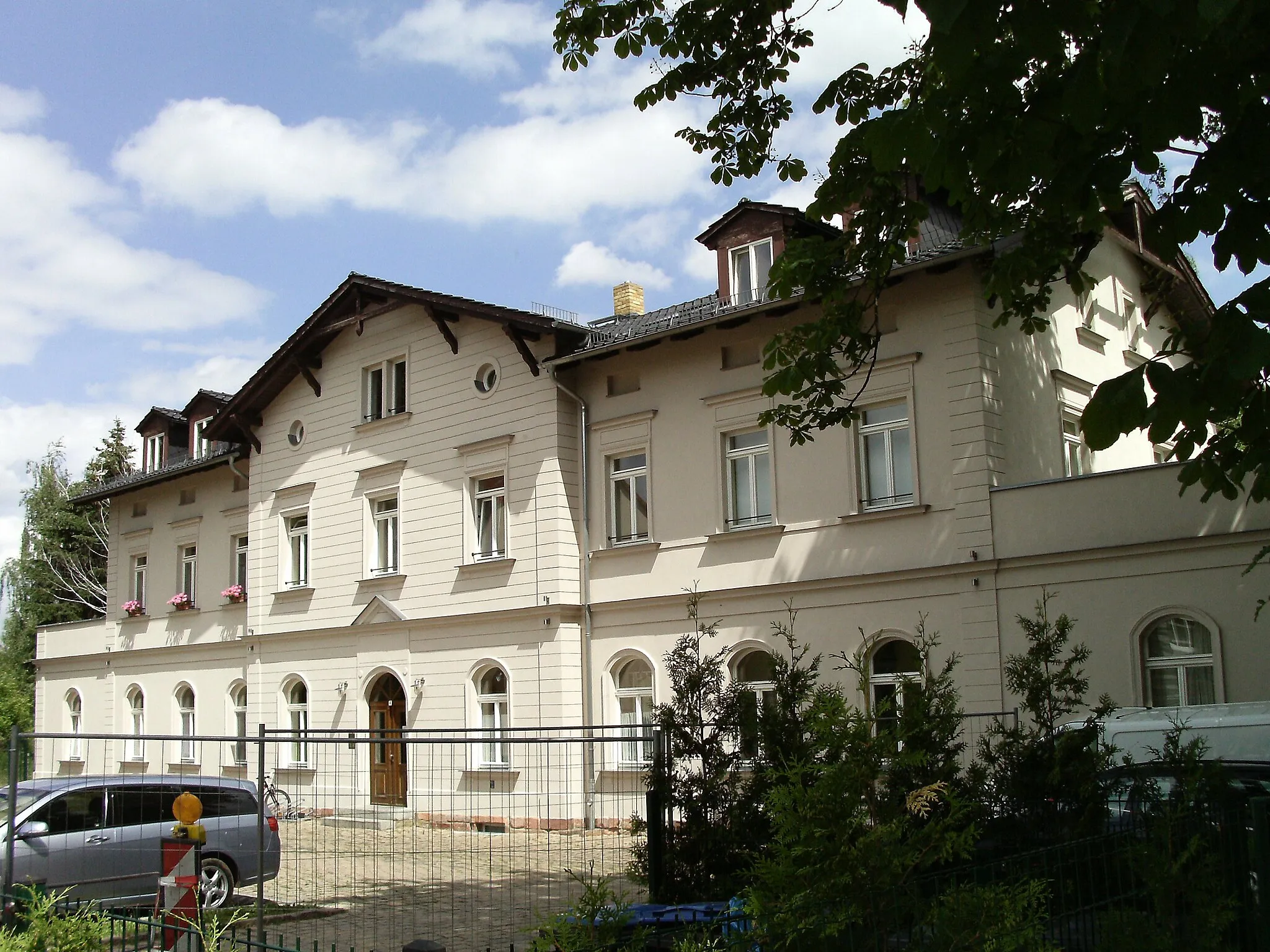 Photo showing: Former Zwenkau train station of the Gaschwitz-Meuselwitz railway line (Leipzig district, Saxony)