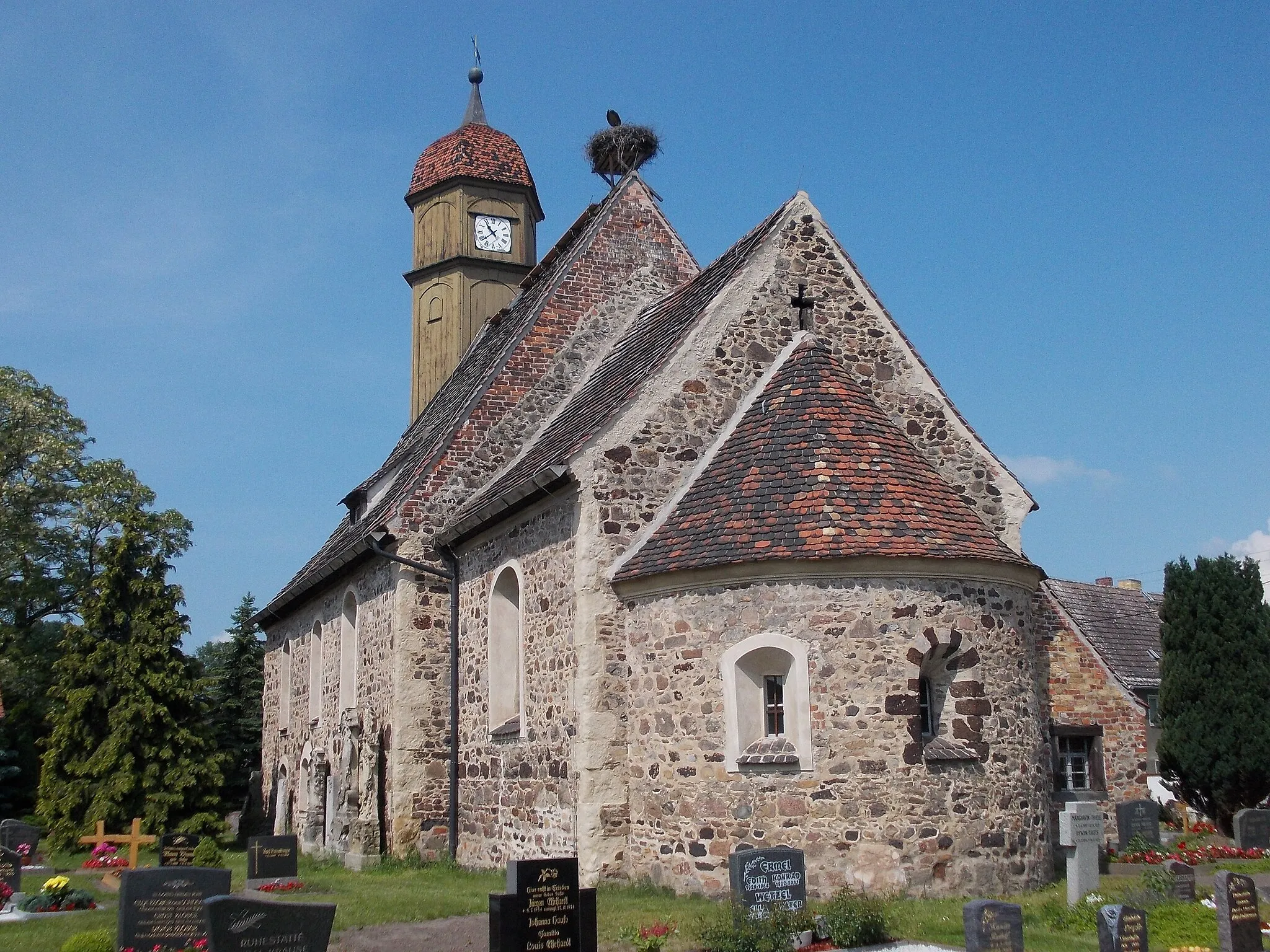 Photo showing: Klitzschen church (Mockrehna, Nordsachsen district, Saxony)