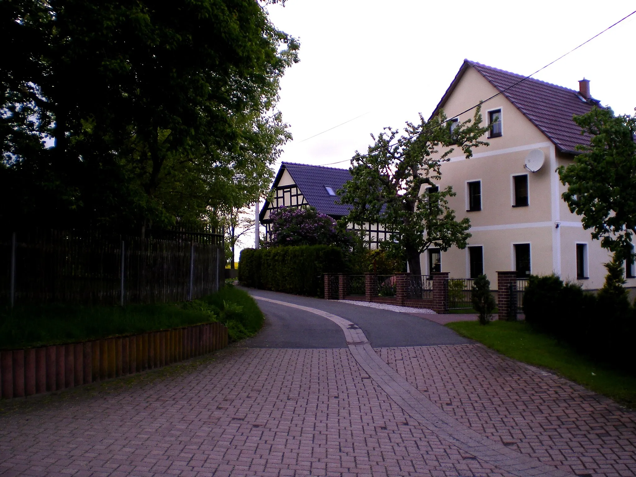 Photo showing: View on the so called Anger in Nobitz-Gösdorf near Altenburg/Thuringia