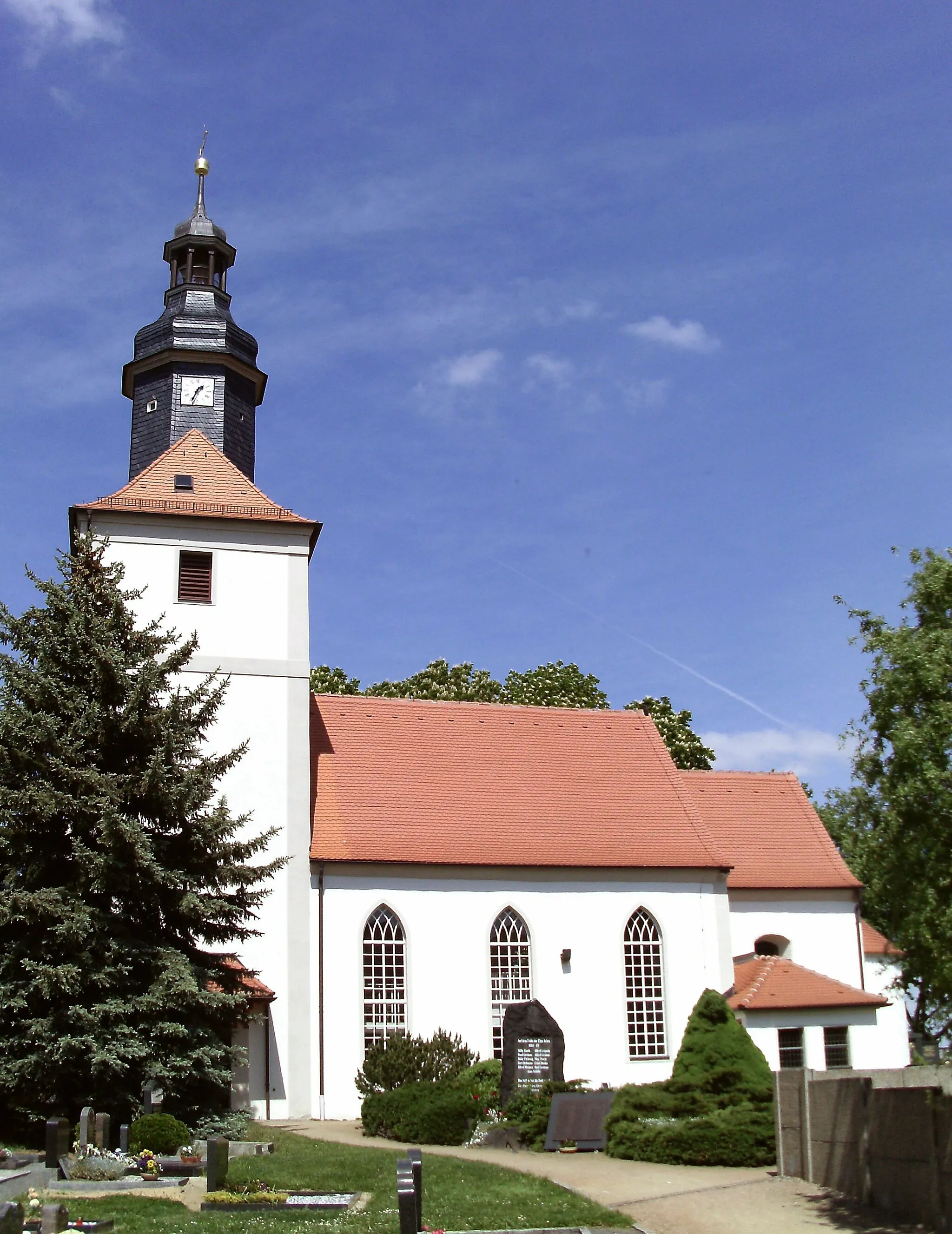 Photo showing: St. Martin's Church in Threna (Belgershain, Leipzig district, Saxony)