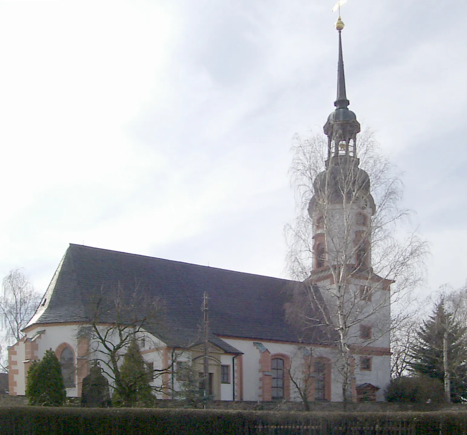 Photo showing: Kirche im Bornaer Ortsteil Zedtlitz