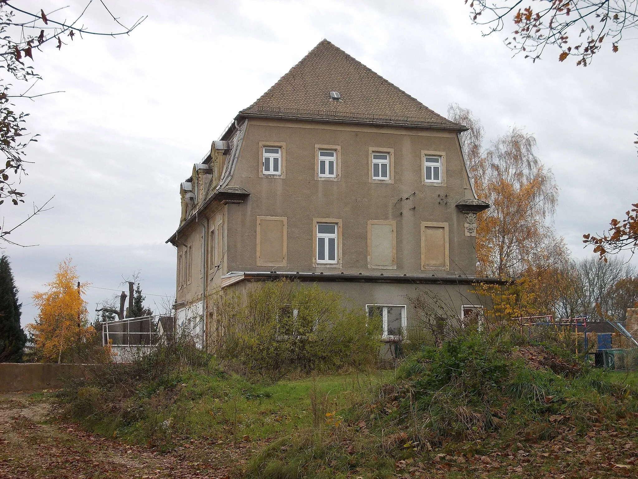 Photo showing: Manor house of Gestewitz estate (Borna, Leipzig district, Saxony)