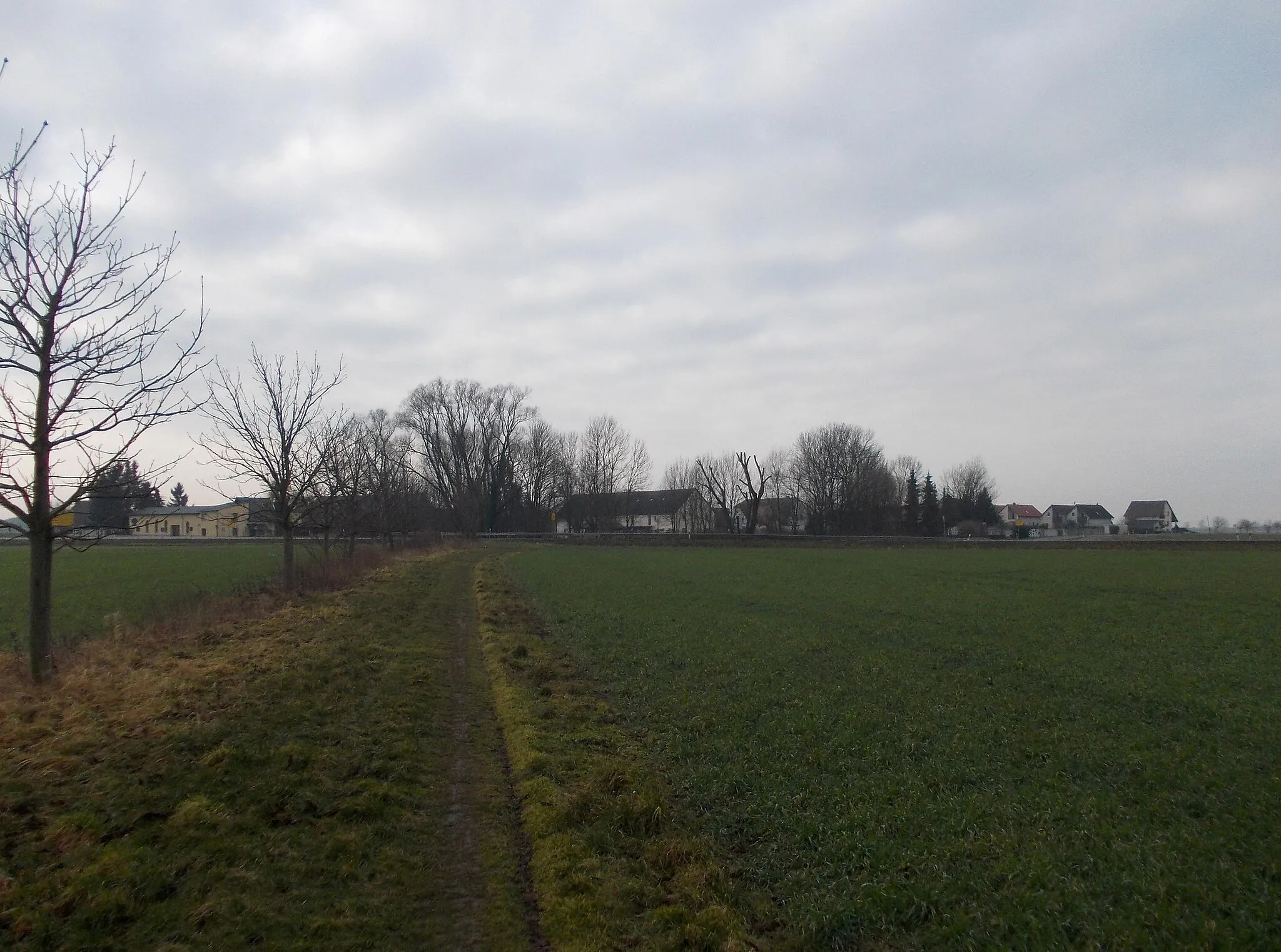 Photo showing: Brodenaundorf (Rackwitz, Nordsachsen district, Saxony) from the north-east