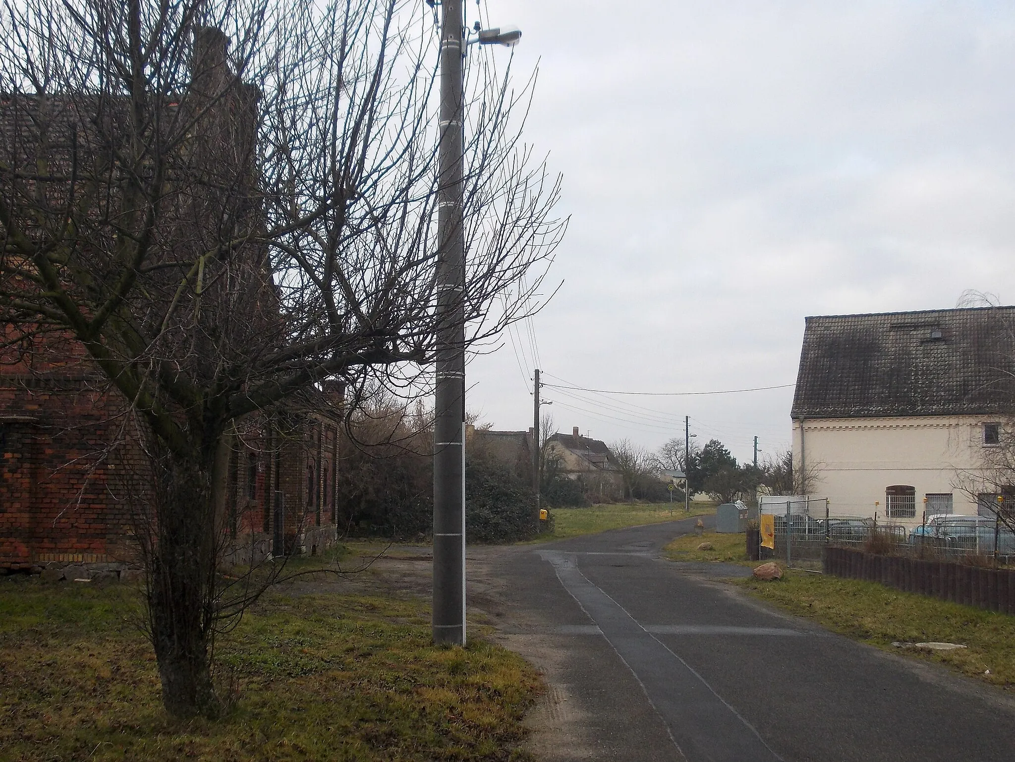 Photo showing: Am Anger street in Brodenaundorf (Rackwitz, Nordsachsen district, Saxony)