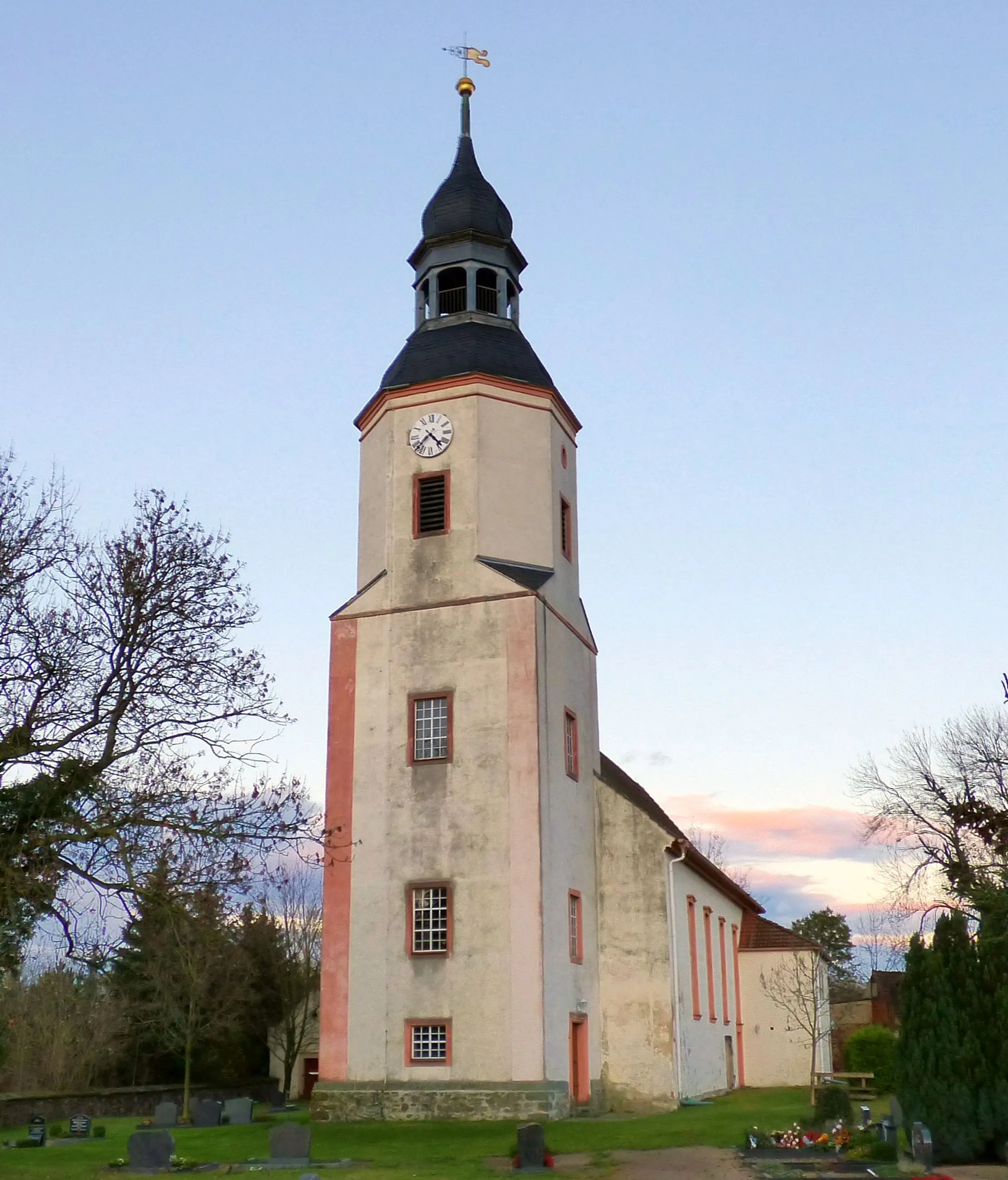Photo showing: Dorfkirche Fichtenberg (Mühlberg/Elbe)