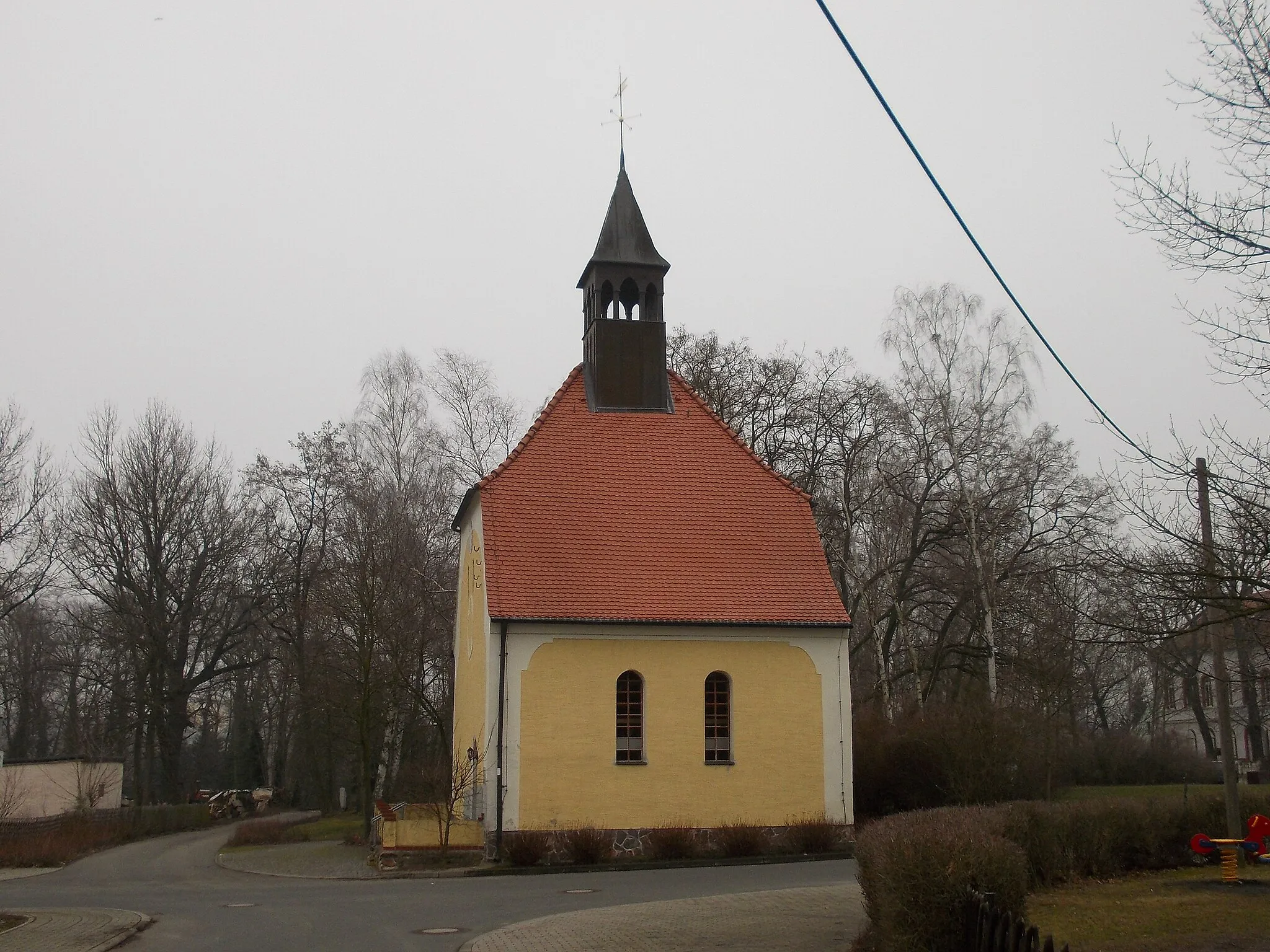 Photo showing: St. Ursula Chapel in Schmölen (Bennewitz, Leipzig district, Saxony)