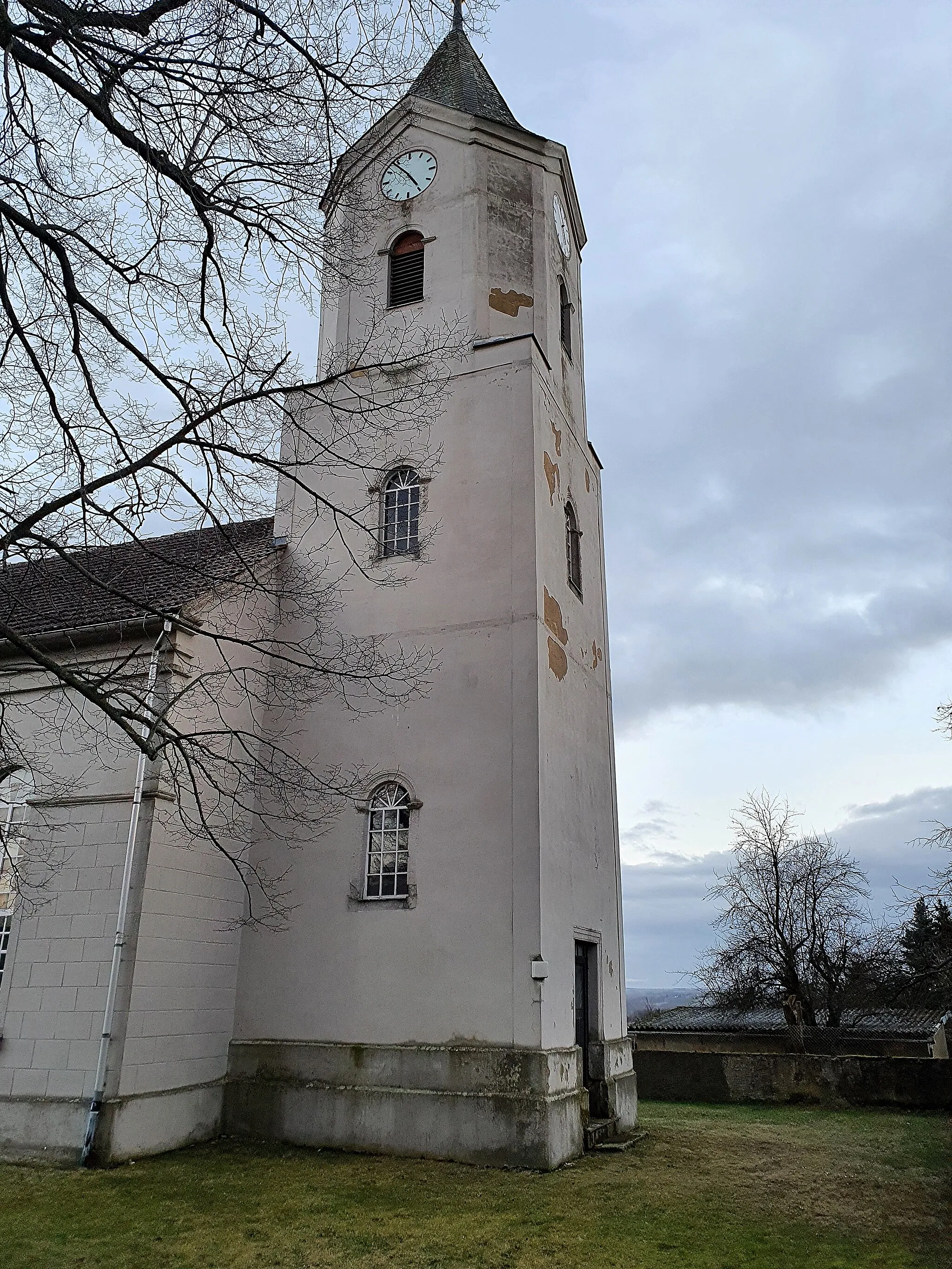 Photo showing: 04668 Dürrweitzschen, Obstland-Straße 13 - Kirchturm