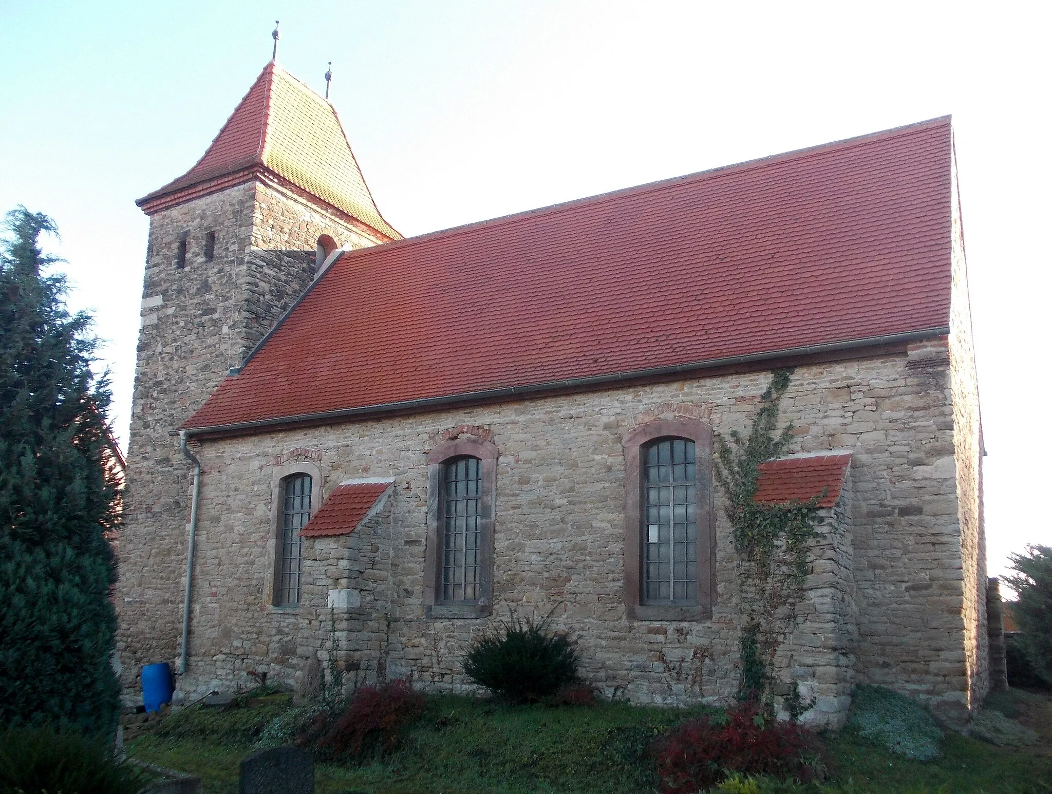 Photo showing: Zscherben church (Merseburg, district: Saalekreis, Saxony-Anhalt)