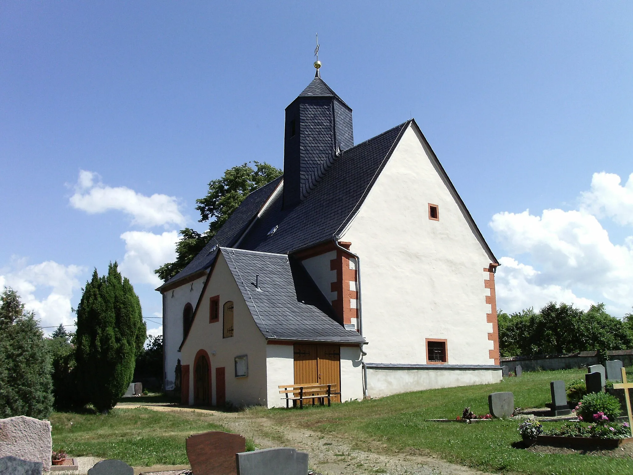 Photo showing: Hopfgarten church (Frohburg, Leipzig district, Saxony)