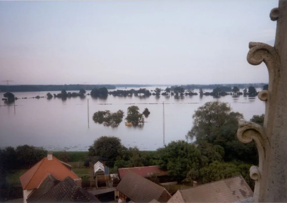 Photo showing: Riesigk, Flood 2002