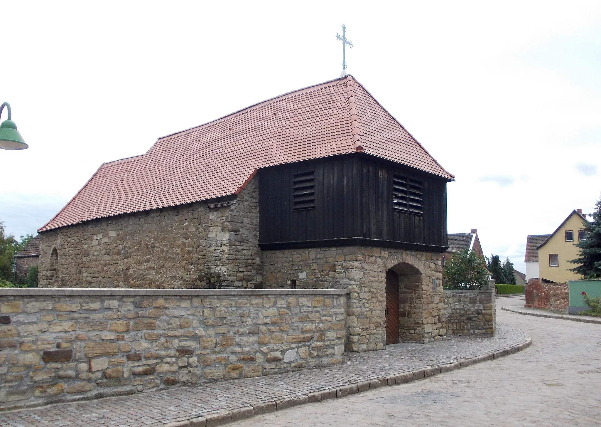 Photo showing: The protestant church of Trebnitz (Merseburg, district: Saalekreis, Saxony-Anhalt)