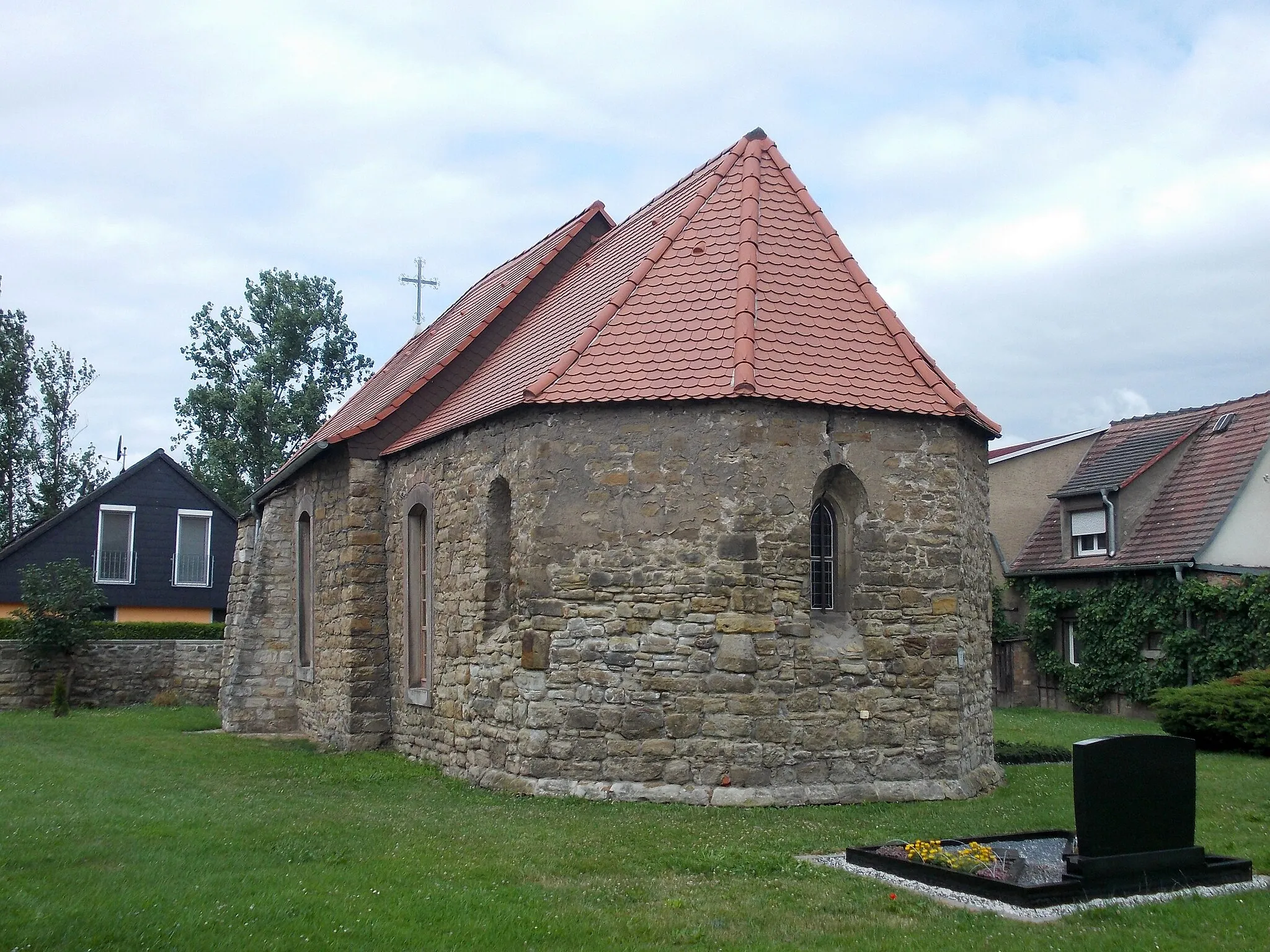 Photo showing: The protestant church of Trebnitz (Merseburg, district: Saalekreis, Saxony-Anhalt)