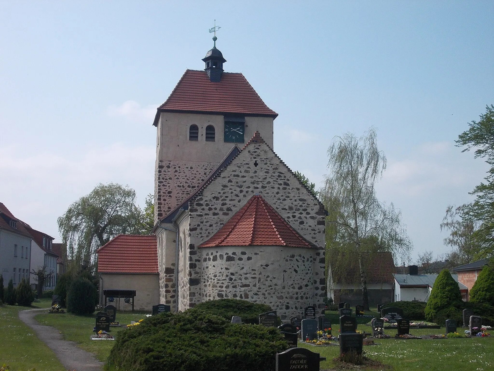 Photo showing: Mühlbeck church (Muldestausee, Anhalt-Bitterfeld district, Saxony-Anhalt)