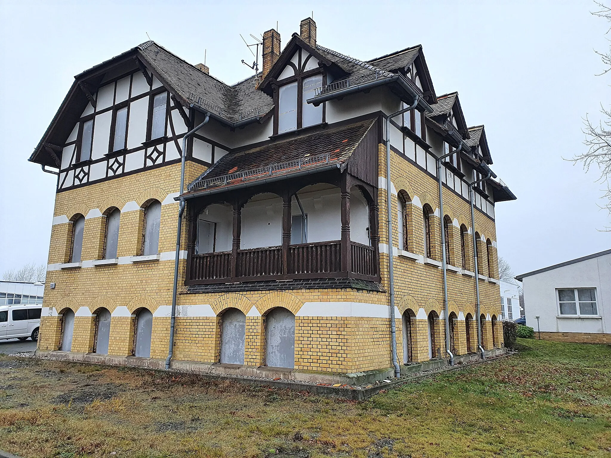 Photo showing: Wohnhaus (ehemaliges Kinderheim) - Torgauer Straße 331a in Leipzig (Heiterblick)