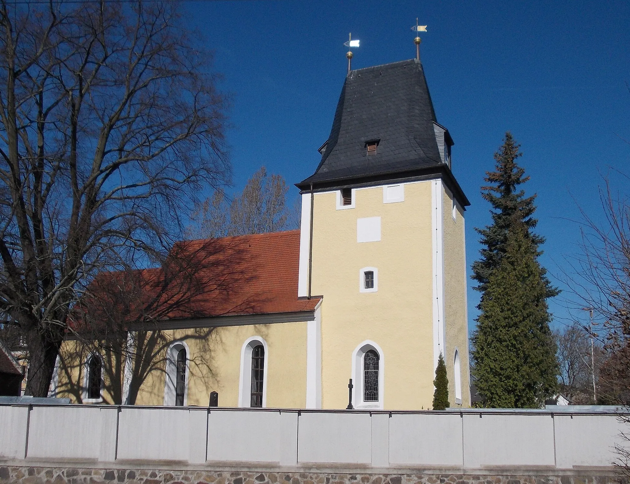 Photo showing: Seehausen church (Leipzig, Saxony)