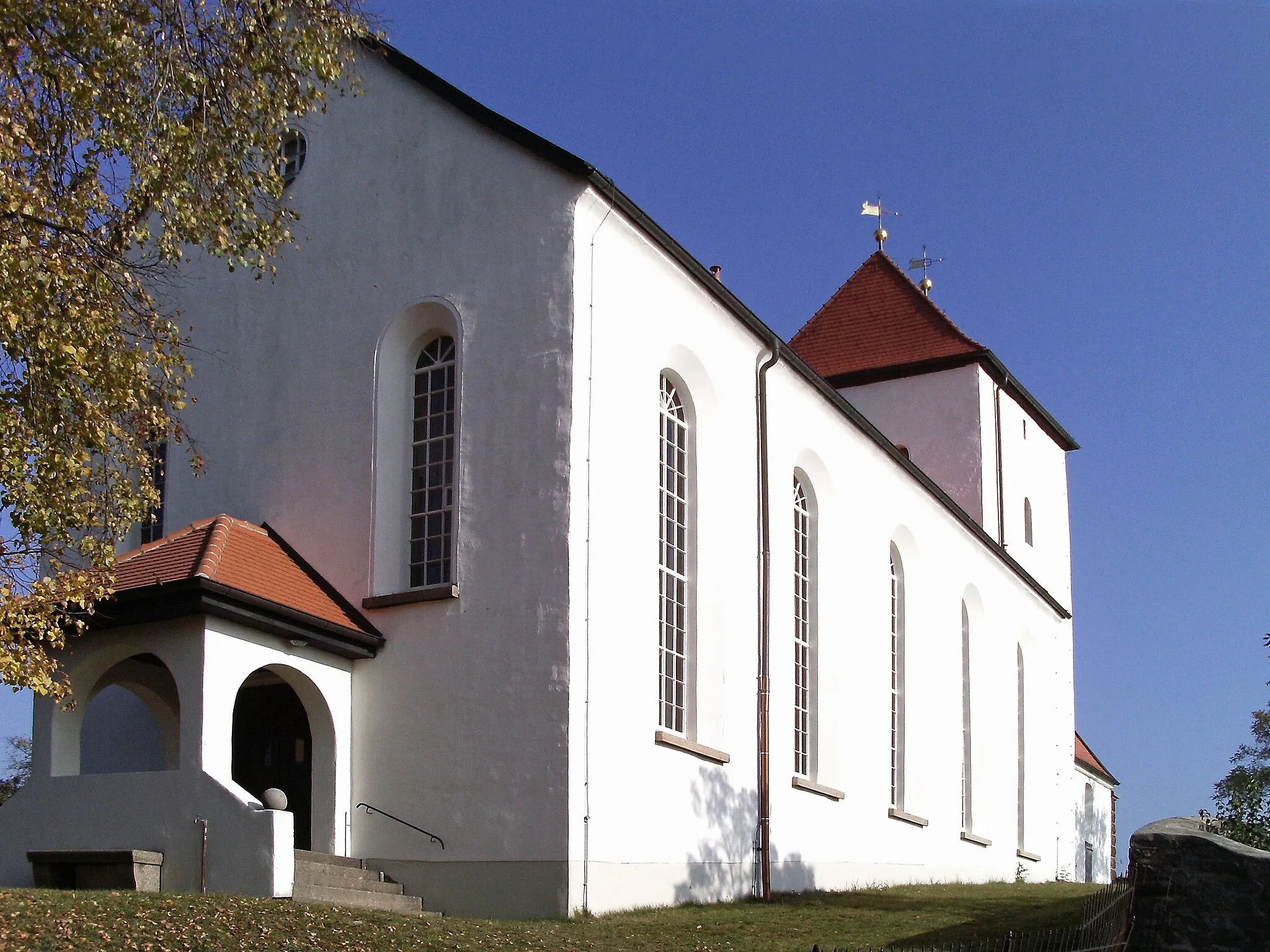 Photo showing: Church on the Hill in Beucha (Brandis, Leipzig district, Saxony)