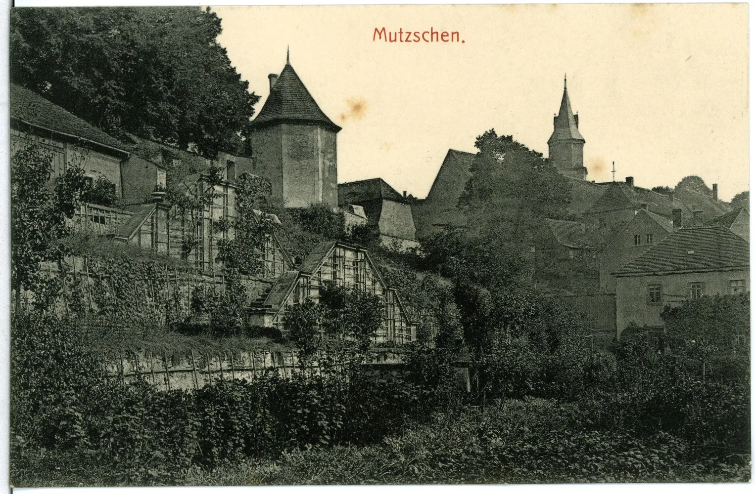 Photo showing: Mutzschen; Blick auf Mutzschen