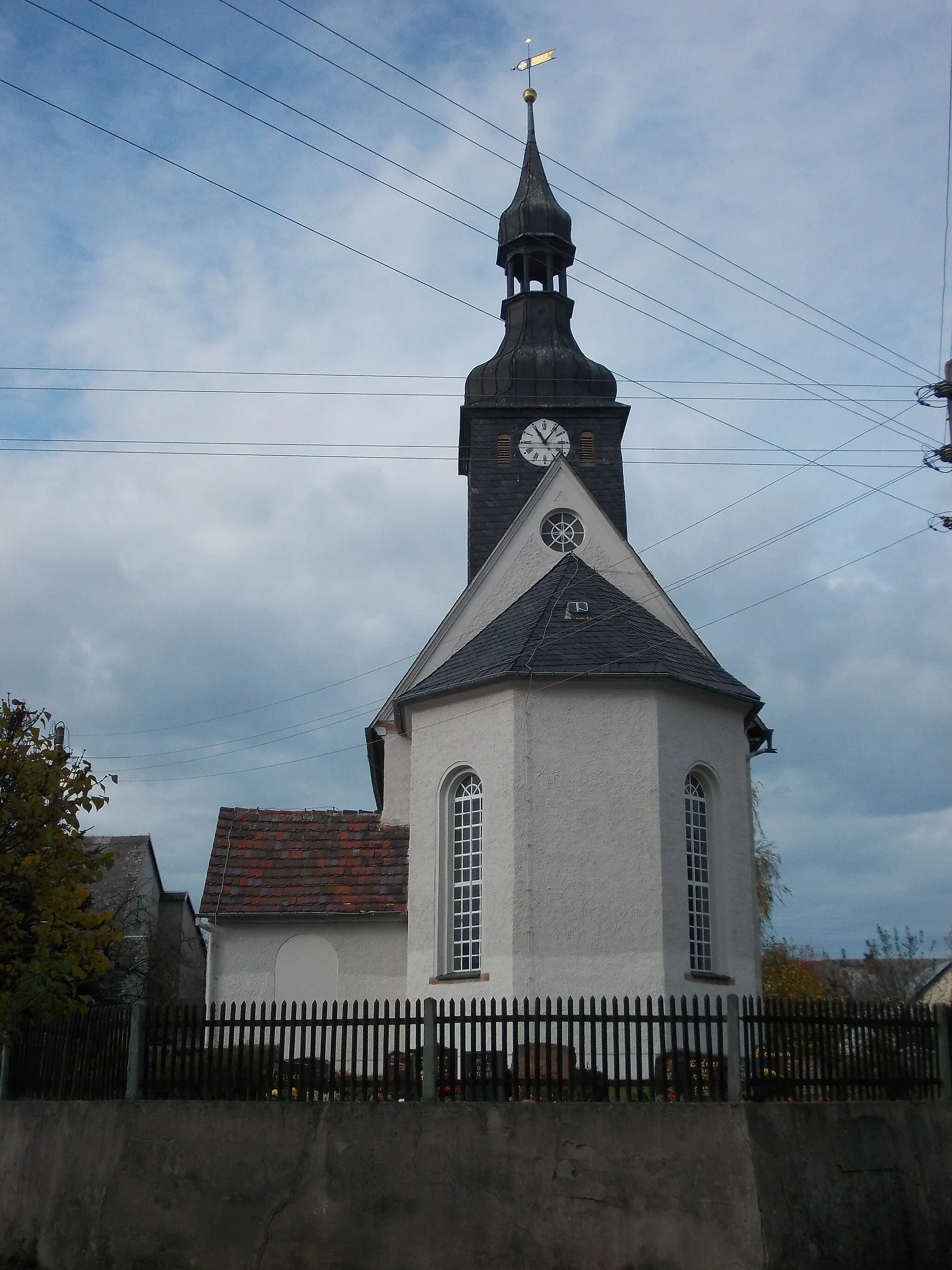 Photo showing: Thierbaum church (Bad Lausick, Leipzig district, Saxony)