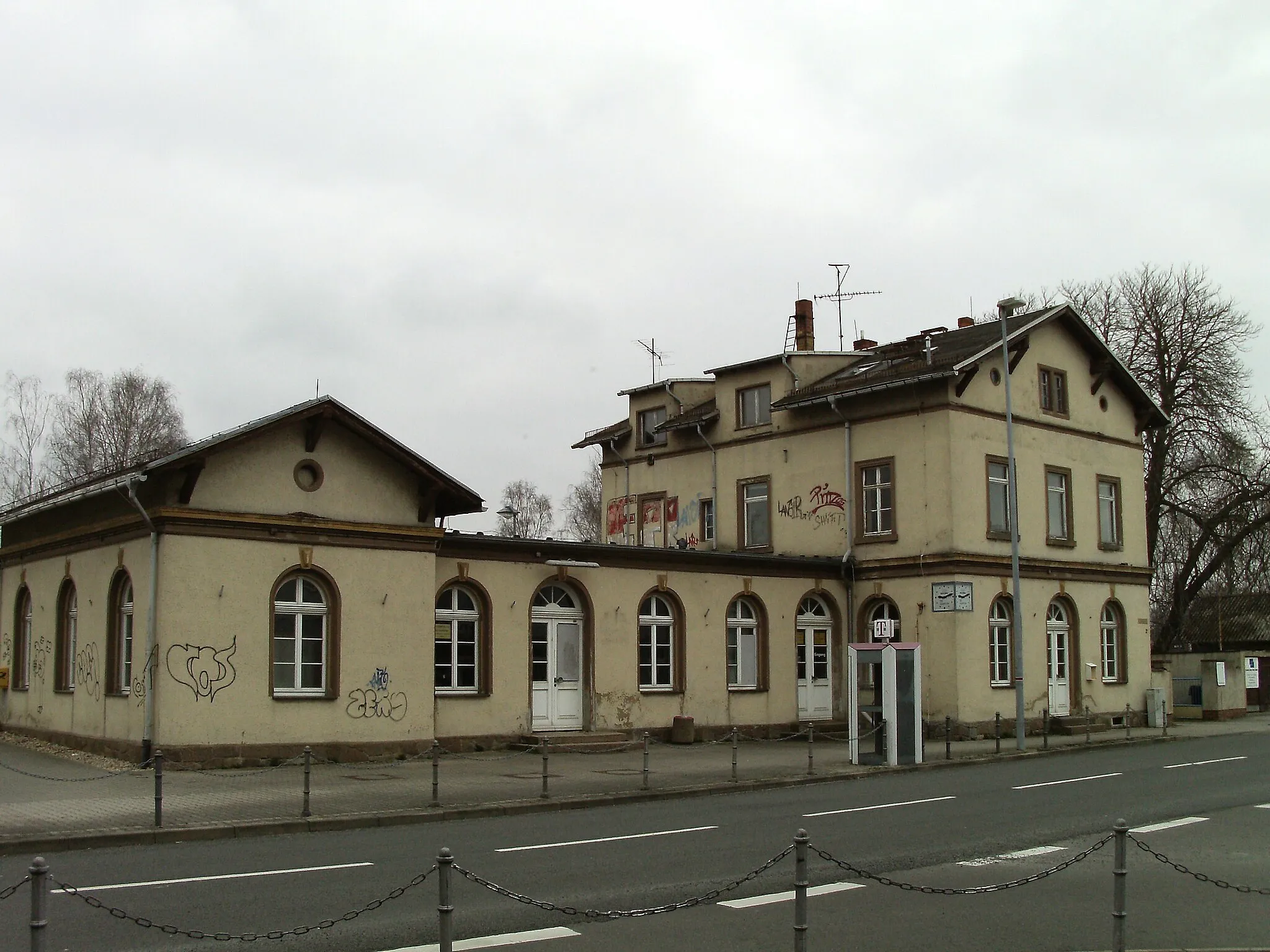 Photo showing: Bad Lausick train station (Leipzig district, Saxony)