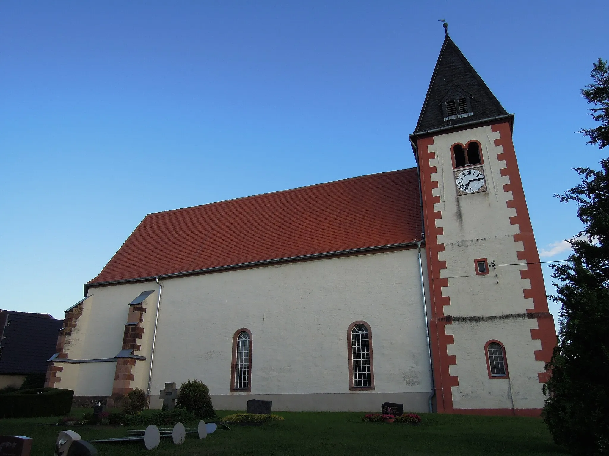 Photo showing: Kirche Großbardau -Nordansicht- August 2023