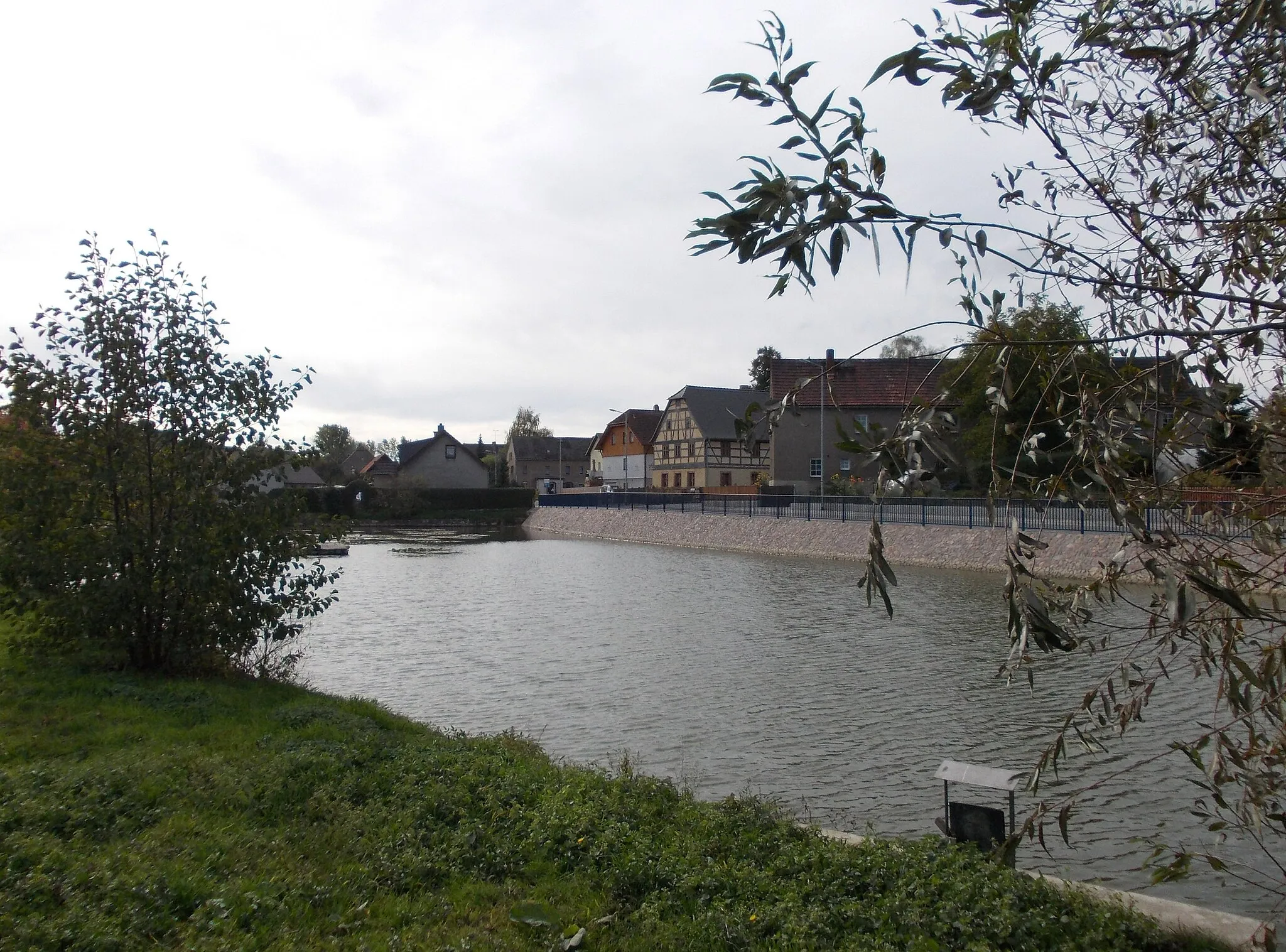 Photo showing: Pond in Glasten (Bad Lausick, Leipzig district, Saxony)