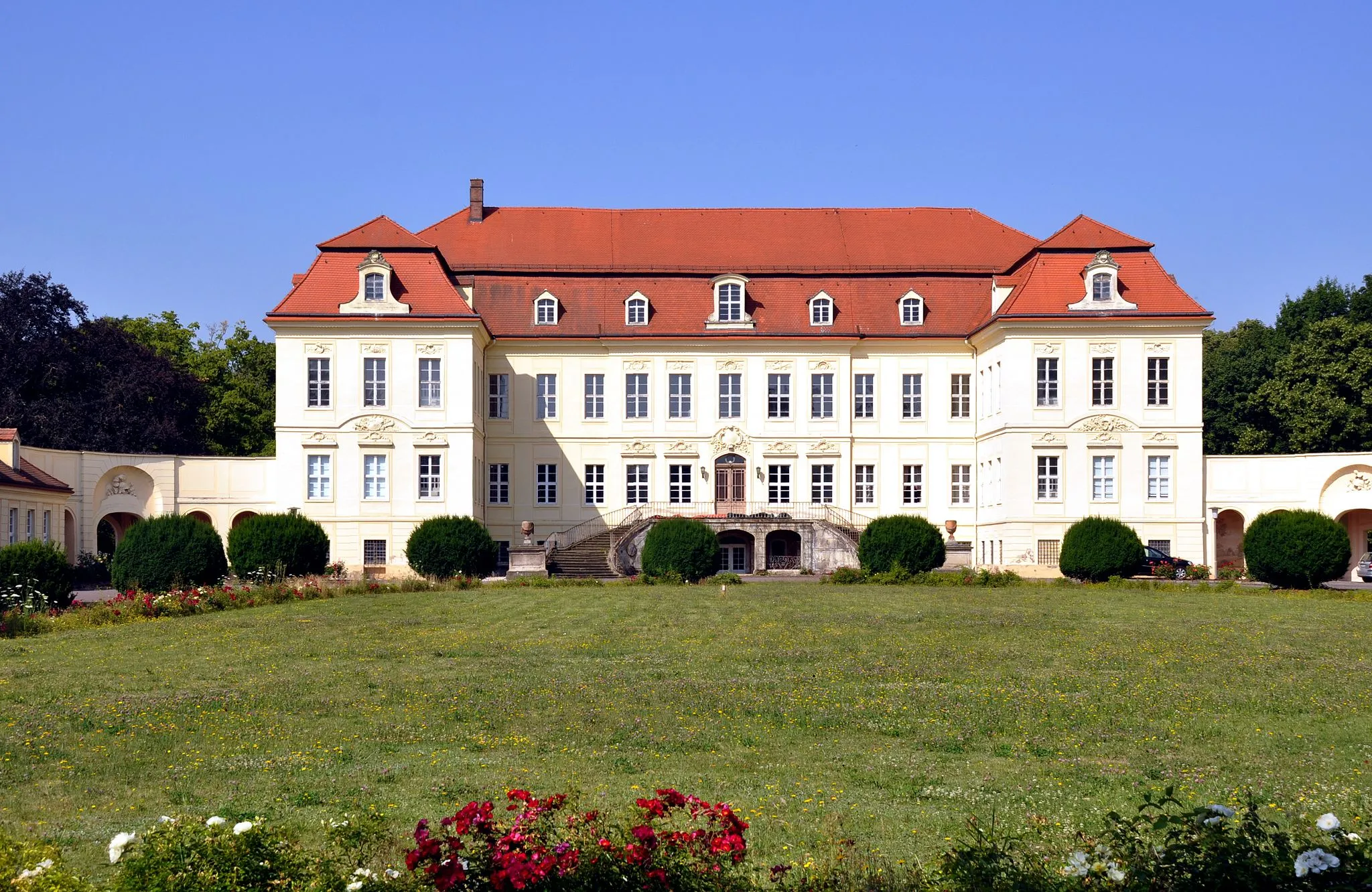 Photo showing: Nischwitz (Gemeinde Thallwitz, Landkreis Leipzig), Schloss Nischwitz