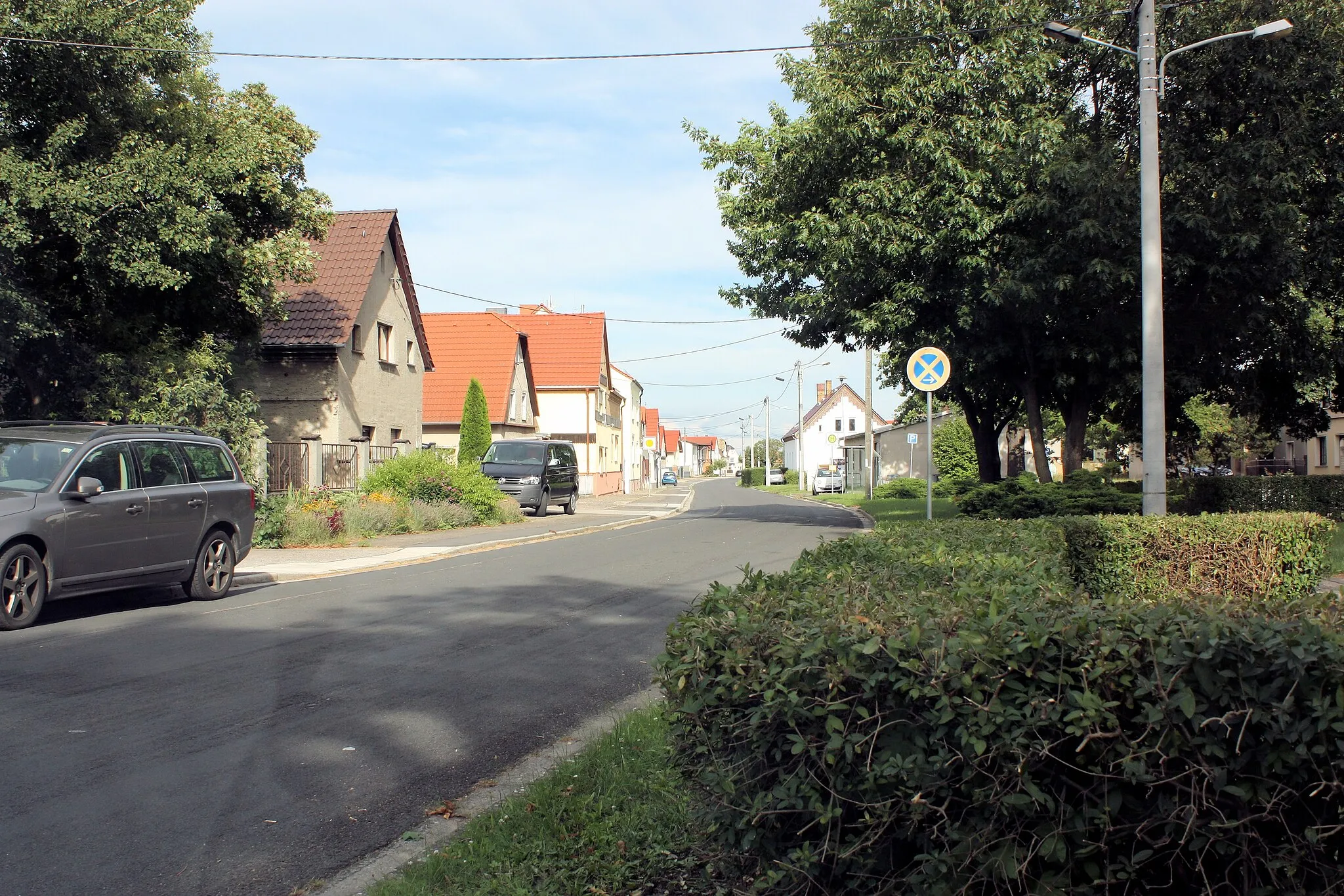 Photo showing: Alte Dorfstraße in Spröda 2014