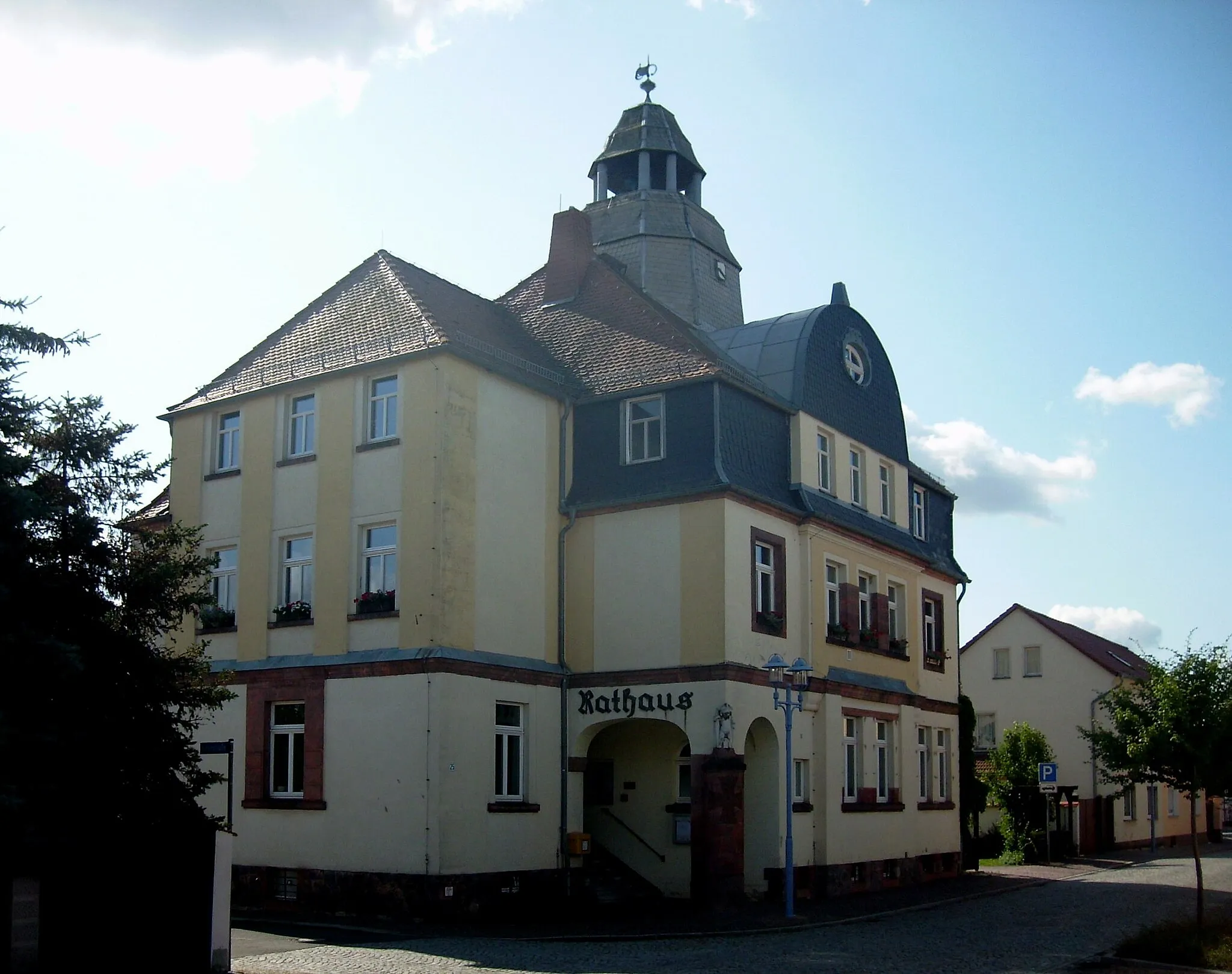 Photo showing: Town hall in Regis-Breitingen (Leipzig district, Saxony)