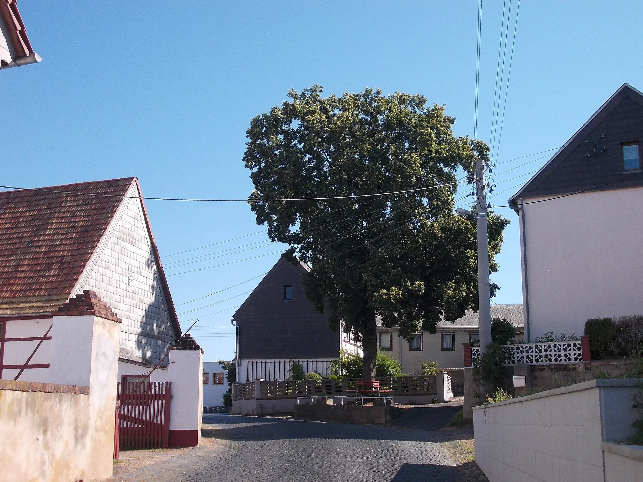 Photo showing: In the upper village of Böhlen (Thümmlitzwalde, Grimma, Leipzig district, Saxony)