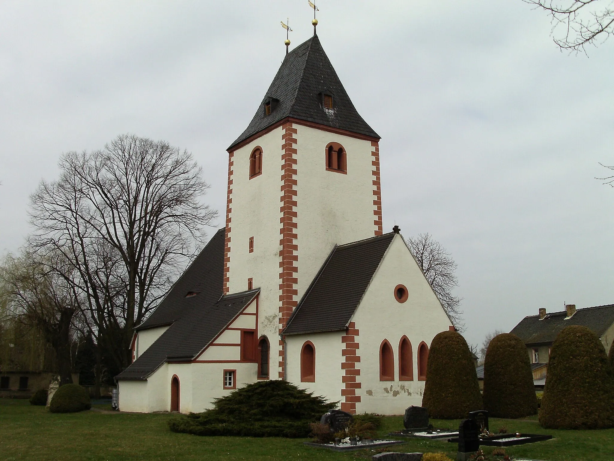 Photo showing: Grossbuch Church (Otterwisch, Leipzig district, Saxony)