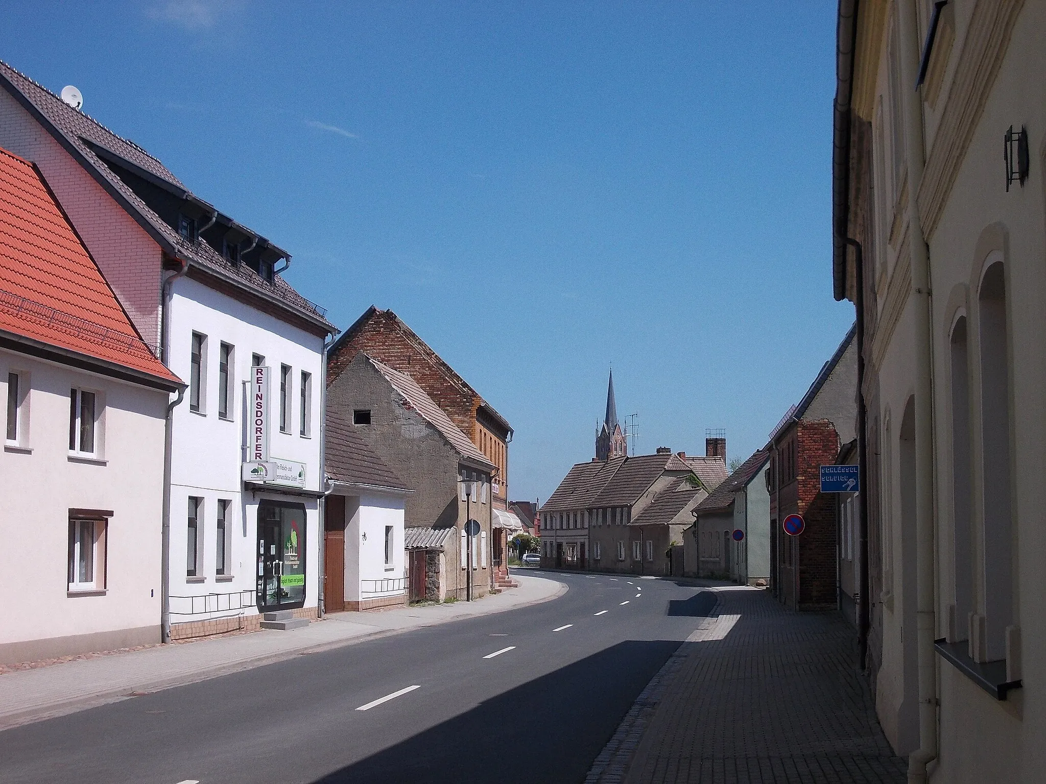 Photo showing: Leipziger Strasse in Kemberg (Wittenberg district, Saxony-Anhalt)